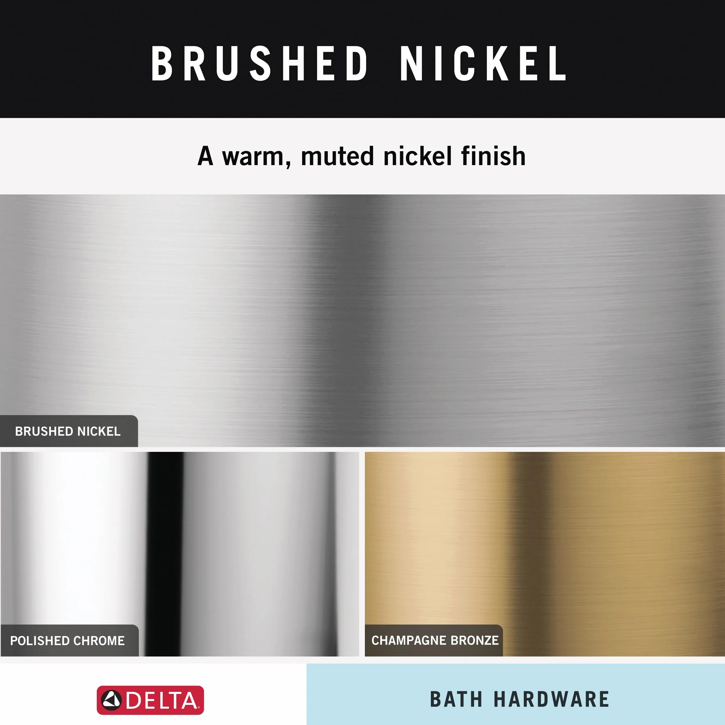 Delta NIC50-DN Nicoli Toilet Paper Holder, SpotShield Brushed Nickel