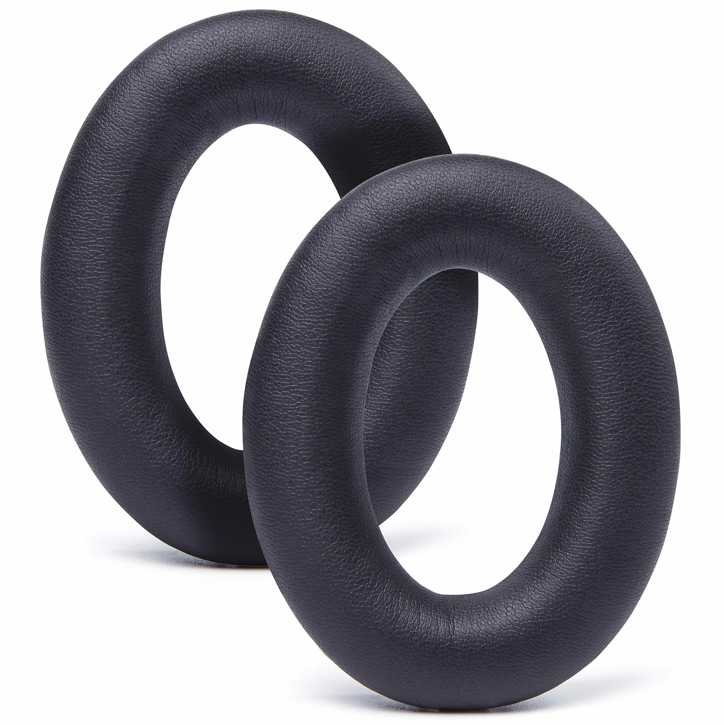 WC Wicked Cushions Upgraded Replacement Ear Pads for Bose QC35 & QC35ii (QuietComfort 35) Headphones & More - Softer Leather, Luxurious Memory Foam, Added Thickness, Extra Durability | (Black)
