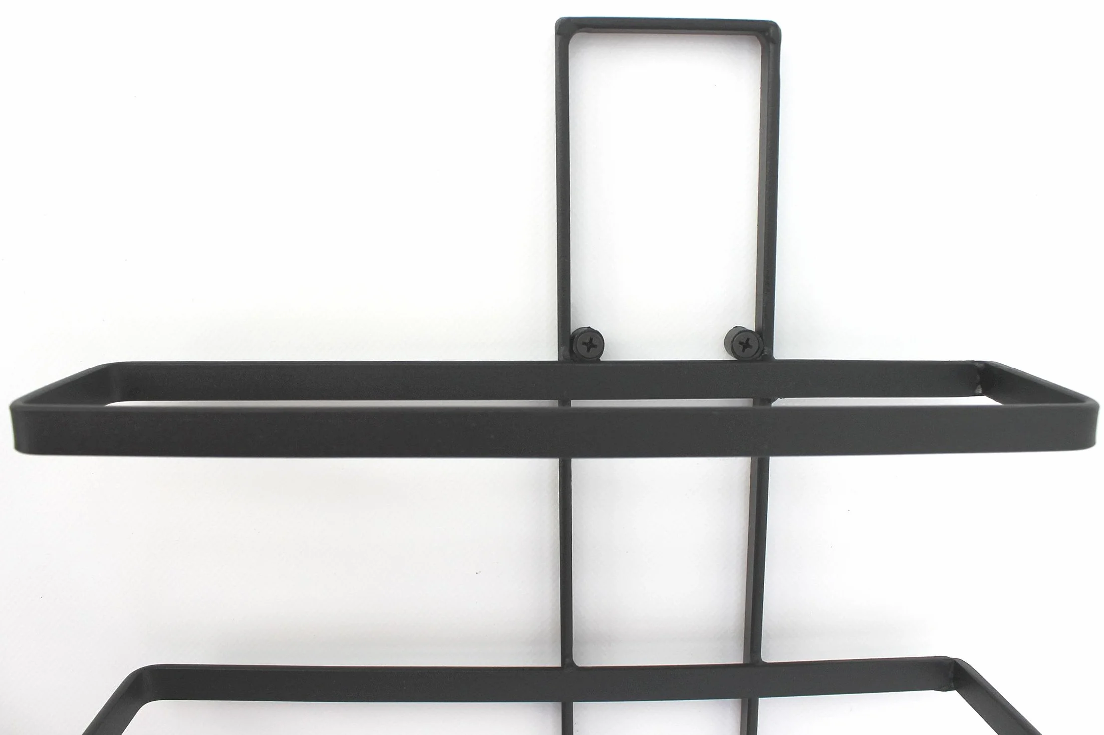 DanDiBo Stojak na wino metalowy czarny 116 cm na 10 butelek