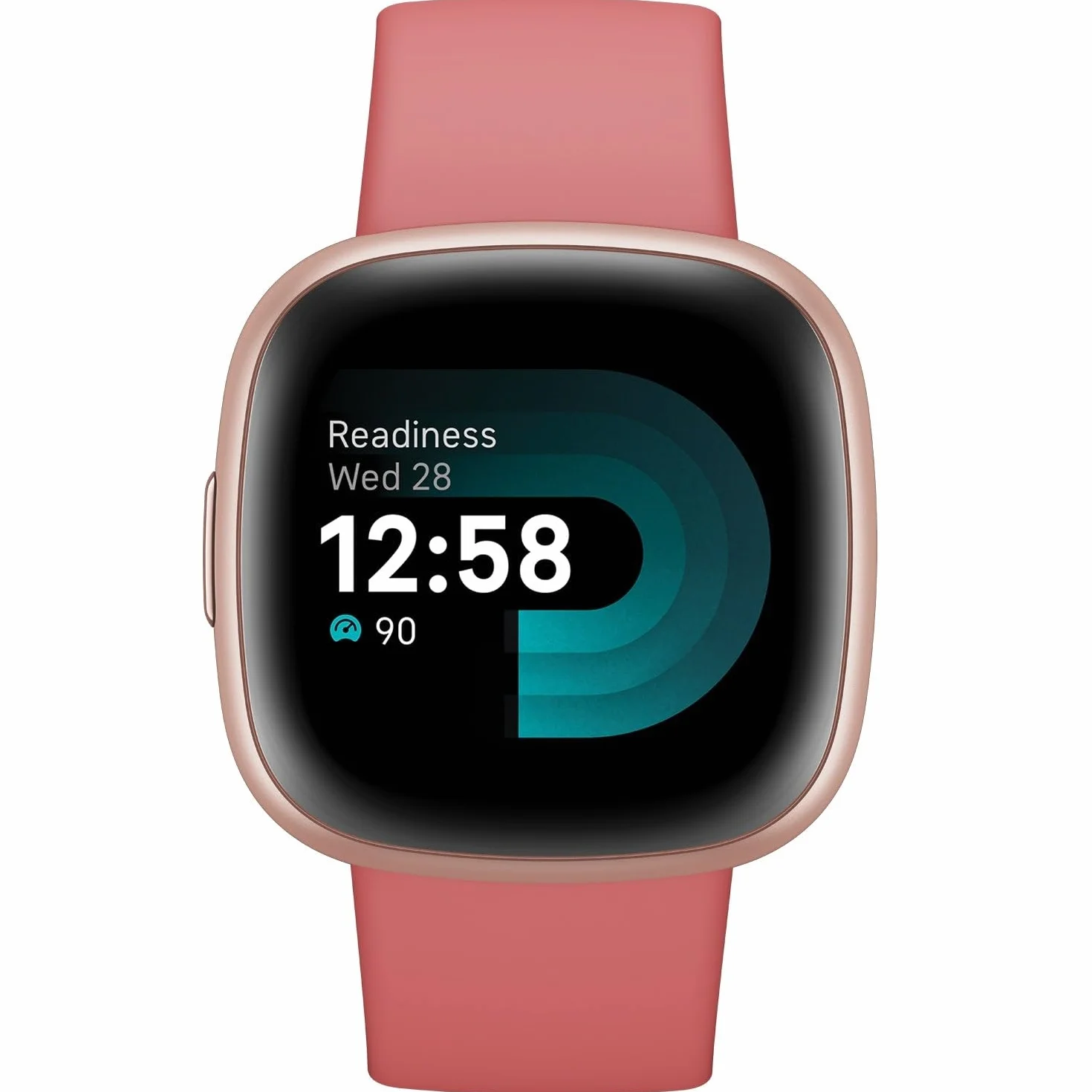 Fitbit Versa 4: Smartwatch aktywnosci fitness z wbudowanym systemem GPS, oraz z żywotnością baterii aż do 6 dni. Kompantybilny z systemem iOS & Android