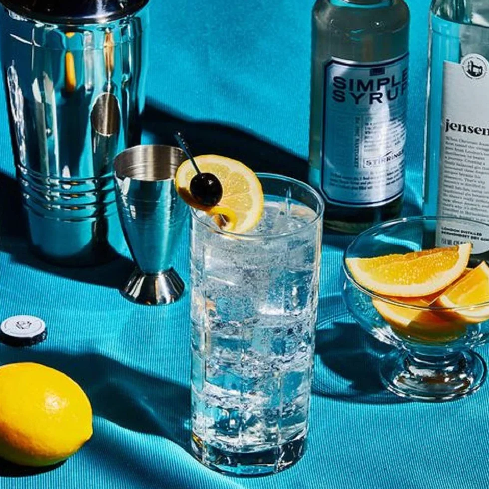 Goldge Zestaw do koktajli 12 sztuk shaker ze stali nierdzewnej 750 ml akcesoria barowe