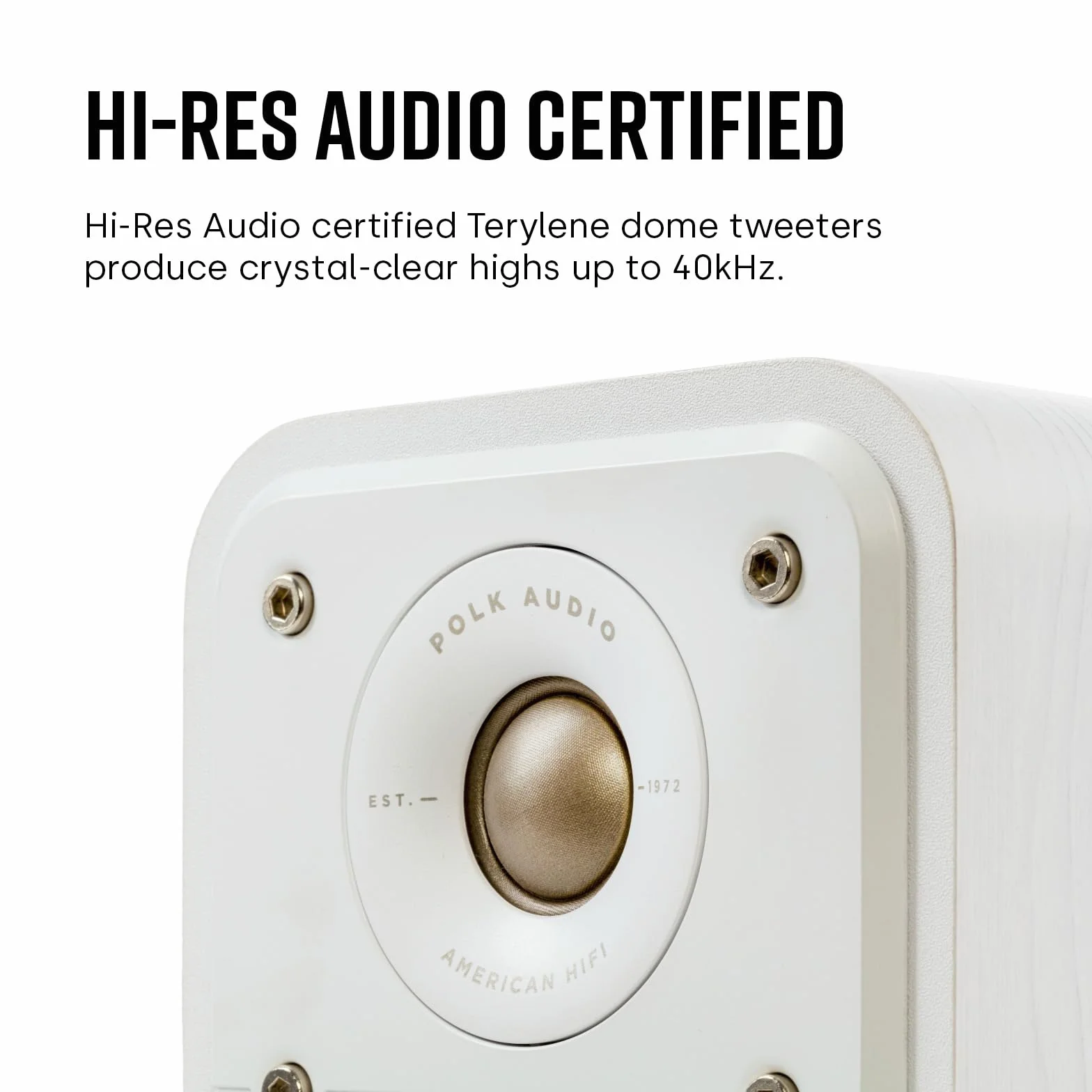 POLK AUDIO Signature Elite ES10 głośniki surround, głośników stereo, głośników satelitarnych, HiFi, kompatybilne z Dolby Atmos i DTS: X (2 pary) - czarny