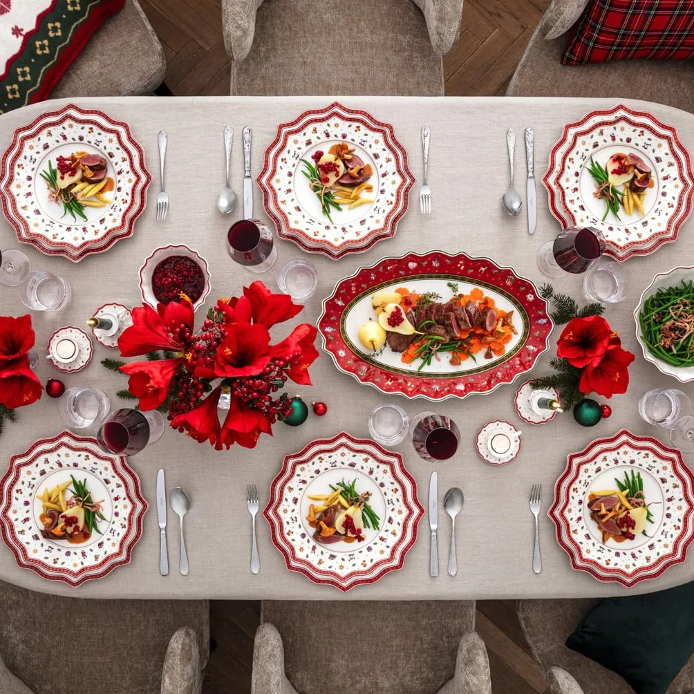 Villeroy & Boch Toy'S Delight Talerz na Chleb i Masło Czerwony 17 cm