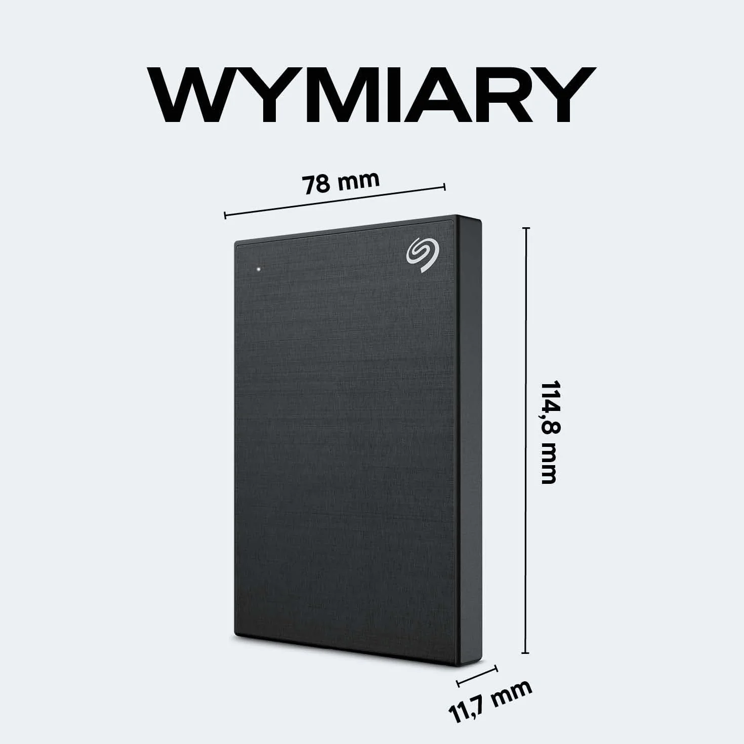 Seagate One Touch 2TB, Zewnętrzny dysk twardy przenośny, PC, Notebook & Mac, Szyfrowanie sprzętowe aktywowane hasłem, USB 3.0, 6 miesiąc oraz Mylio Photos & Dropbox, Data Rescue Service (STKY2000404)