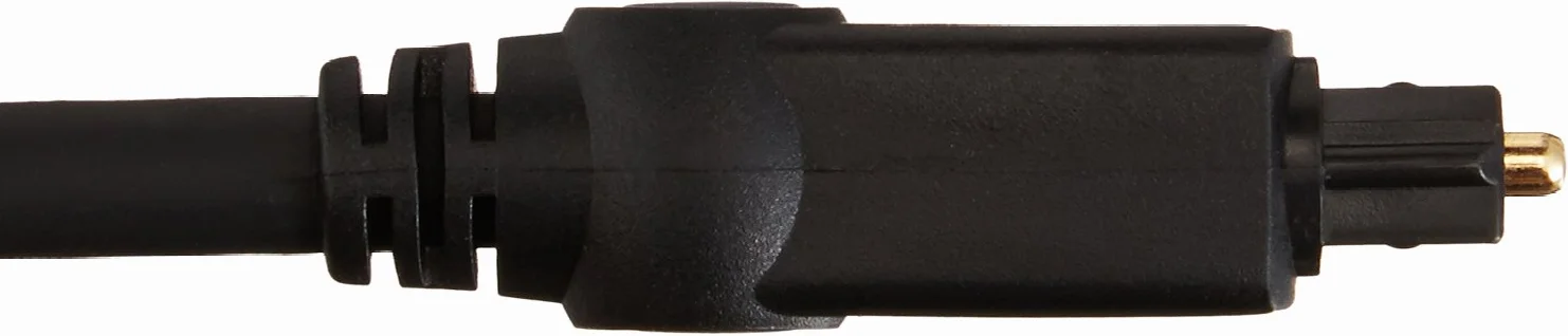 Amazon Basics Toslink optyczny cyfrowy kabel audio, 1,8 m, czarny, telewizor