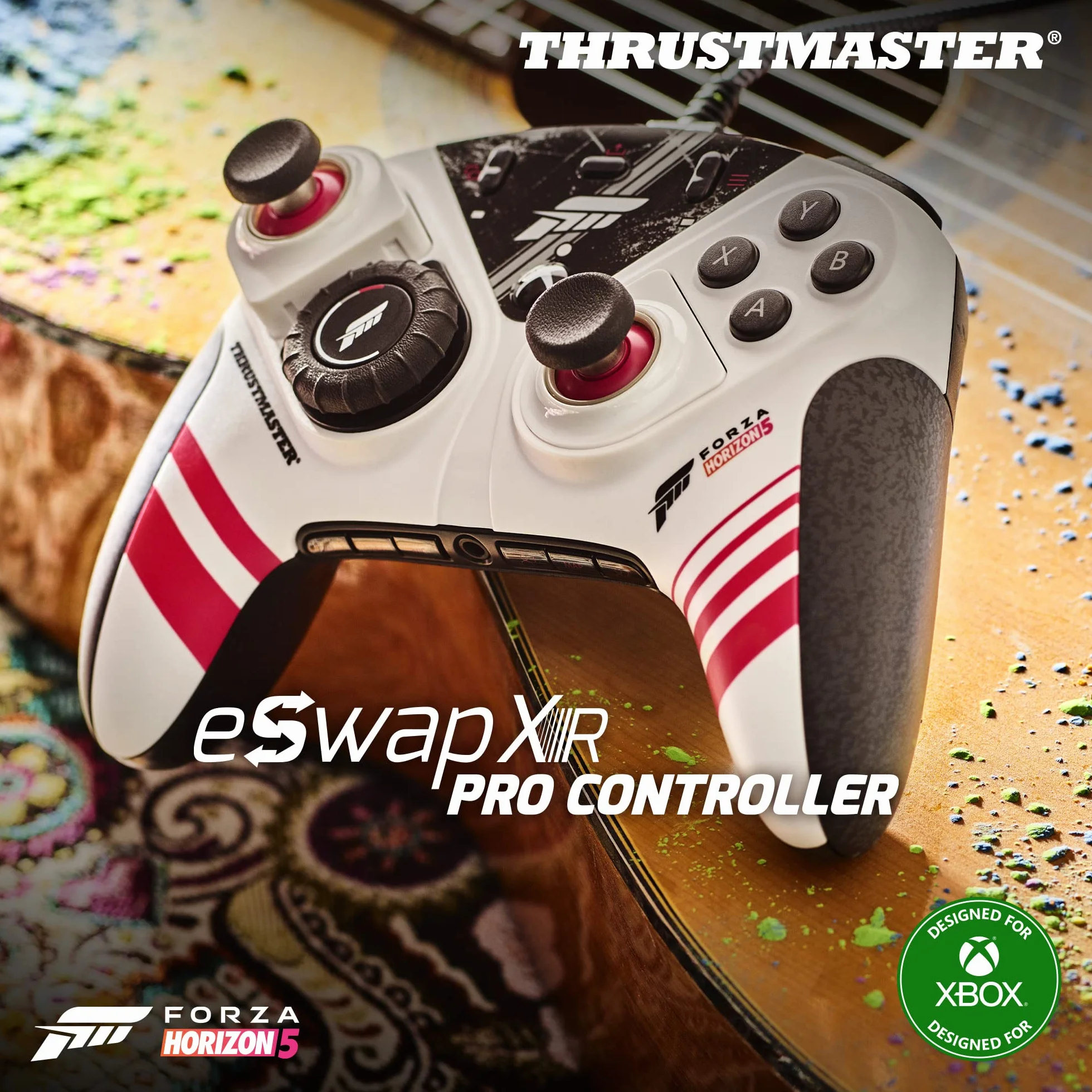Thrustmaster ESWAP XR PRO CONTROLLER FORZA HORIZON 5 EDITION, Modułowy Przewodowy Kontroler Gier, Racing Wheel Module, Oficjalna Licencja FORZA HORIZON 5/Xbox, Precyzyjne Minidrążki, Przełączniki Tact