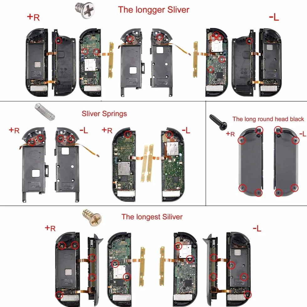 eXtremeRate Soft Touch Grip Czarny Handheld Controller Housing z Pełnym Zestawem Przycisków, DIY Wymiany Shell Case dla Switch & Switch OLED Model – Console Shell Nie Jest Wliczona W Cenę