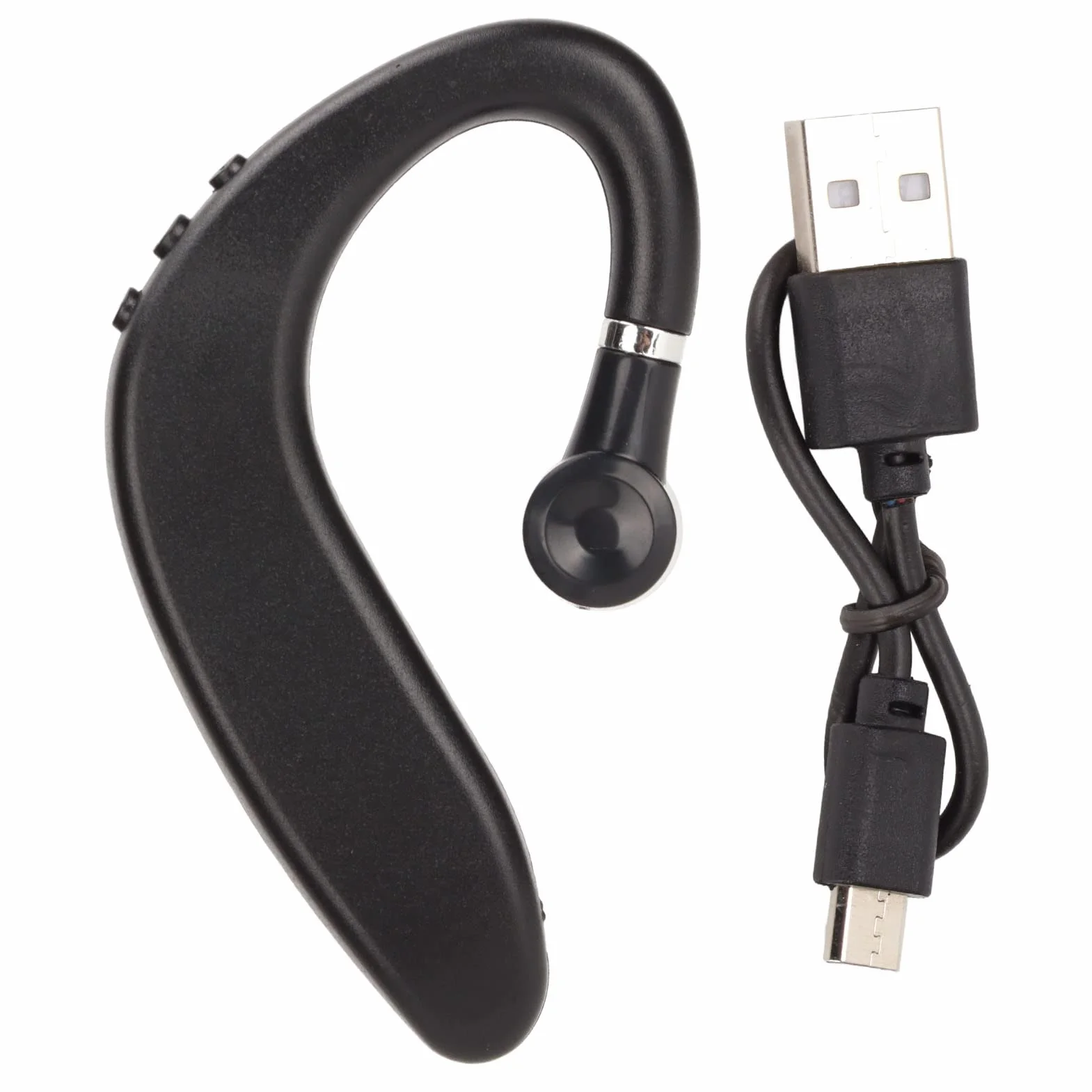 Zestaw Słuchawkowy z Jednym Uchem, Bezprzewodowe Słuchawki Bluetooth V5.2 Zestaw Słuchawkowy z Zaczepem na Ucho do Podróży Służbowych Wodoodporny Zestaw Słuchawkowy dla Biznesu