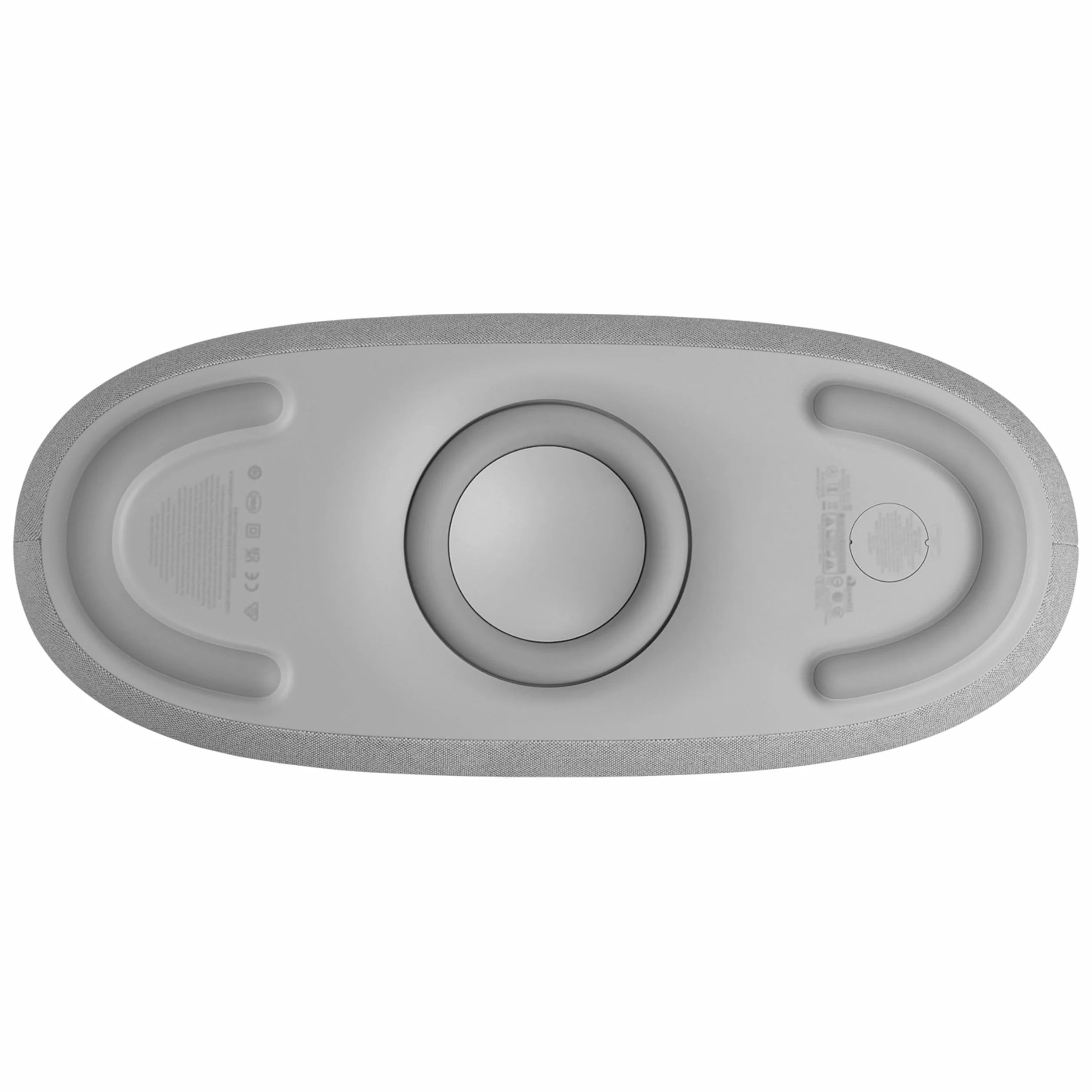 Harman Kardon Go+ Play 3 Bezprzewodowy Głośnik Bluetooth z Mikrofonem, USB, Wbudowanym Akumulatorem, 8h Odtwarzania i Dźwiękiem Stereo, Szary