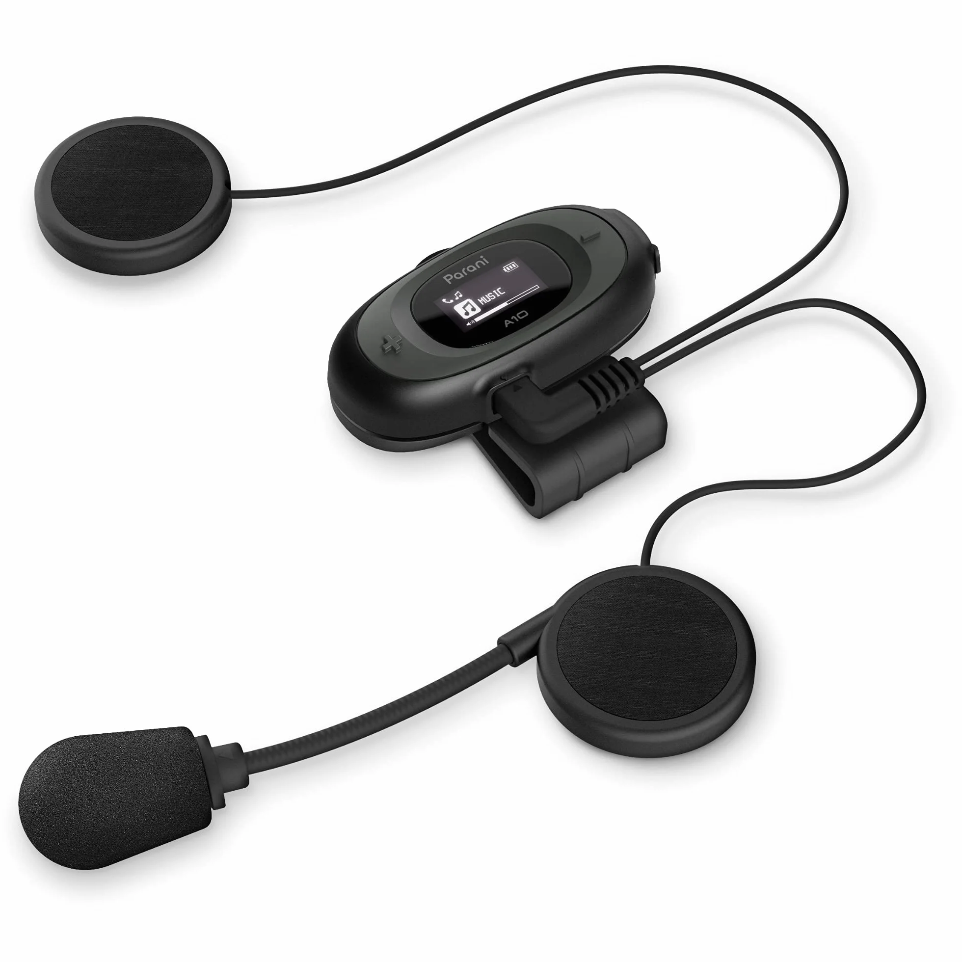 Sena Parani A10-P01 zestaw słuchawkowy Bluetooth do motocykli, czarny