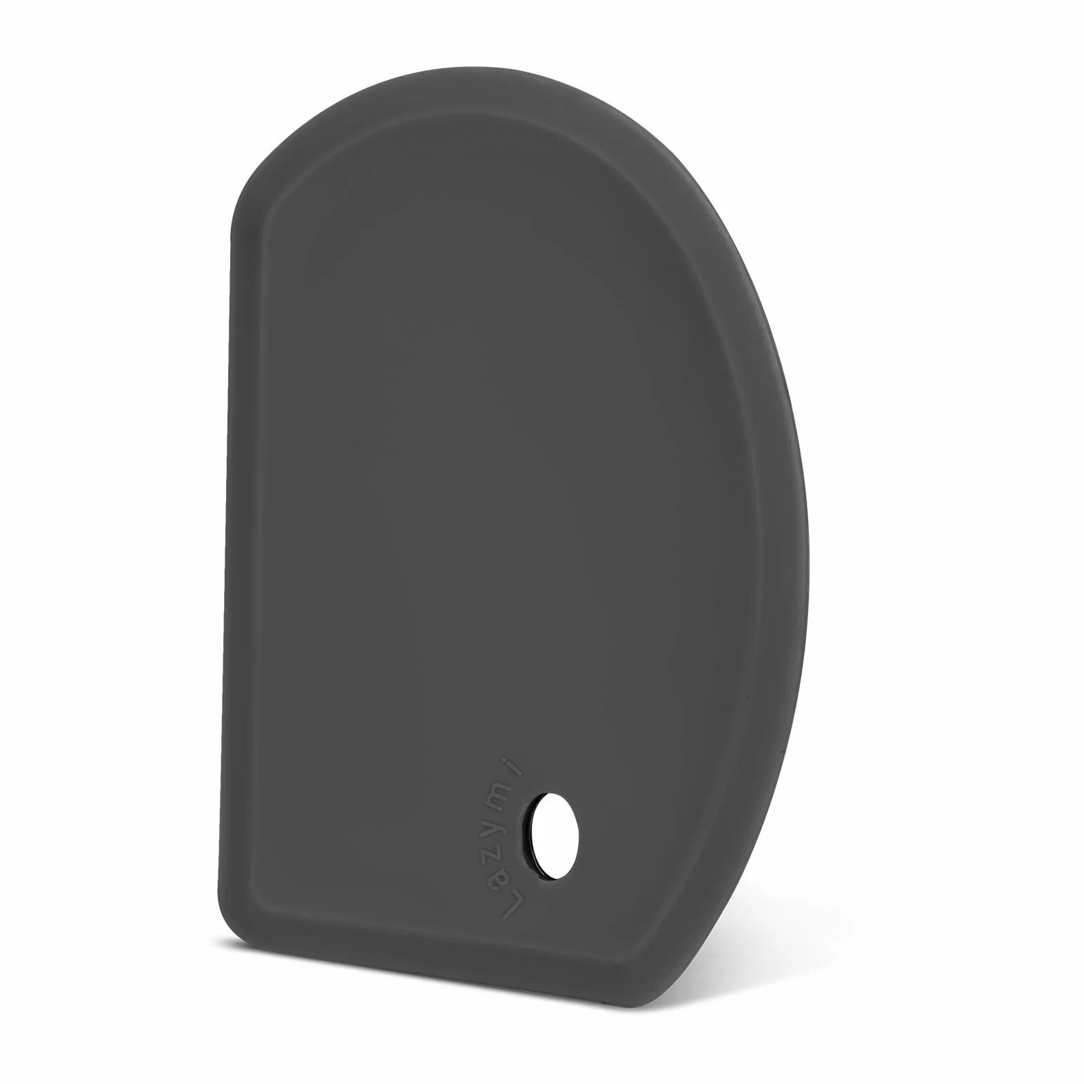 Elastyczny Silikonowy Skrobak do Ciasta, Duża (15,2 × 10,9 cm) Nieprzywierające Skrobaki do Ciasta nie Zawiera BPA, Skrobaczka do Miski Klasy Spożywczej (Ciemny szary)