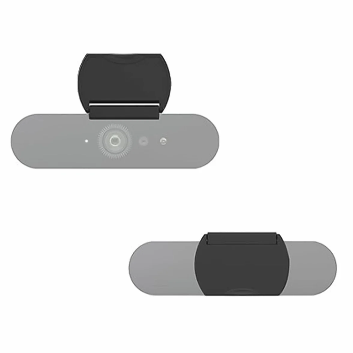 2 Pack Webcam Cover do kamery internetowej Logi-tech C1000e C920 C922 C930 Stream, osłona kamery zapewniająca prywatność i bezpieczeństwo, czarna