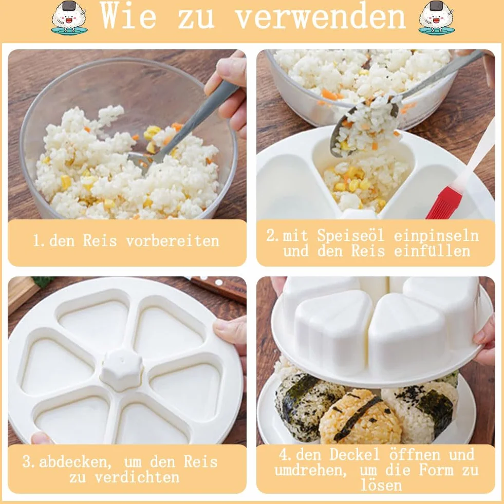 Zestaw do sushi Onigiri, forma do sushi