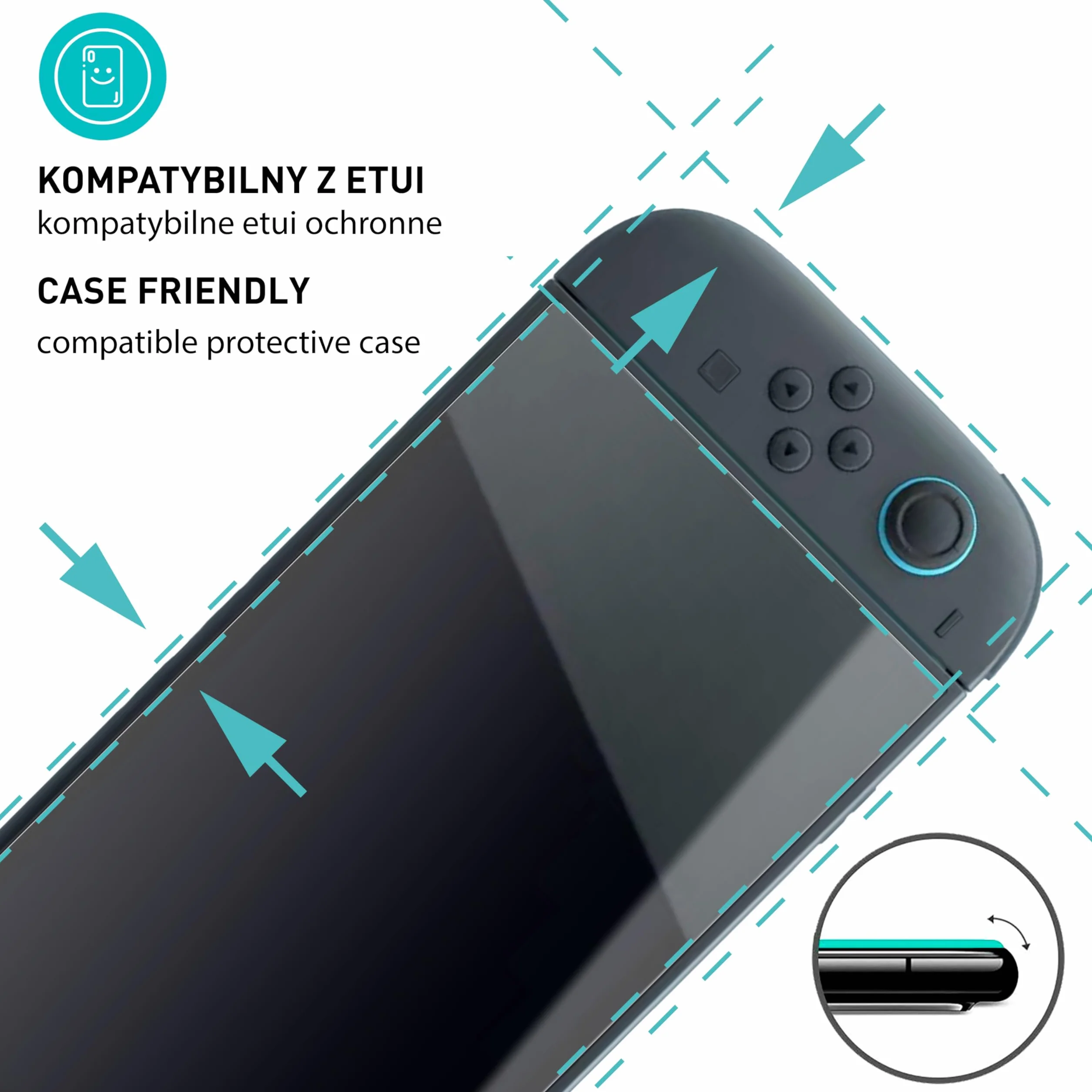 smartect Szkło Hartowane [2 Sztuki, Clear] dla Nintendo Switch 2, Szklana Ochrona Ekranu 9H, Ochraniacz Ekranu bez Pęcherzyków, Bez Odcisków palców