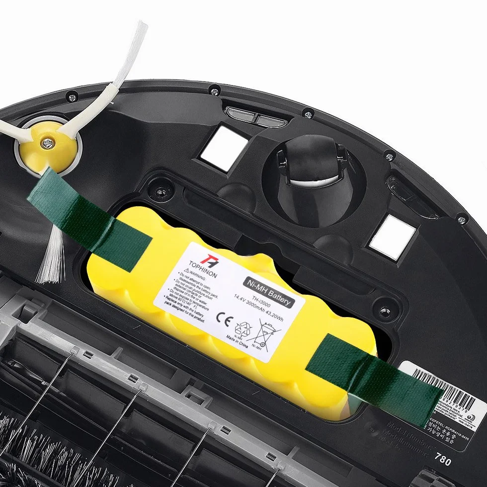TOPHINON 3000 mAh 14,4 V Ni-MH akumulator do Roomba 500-880