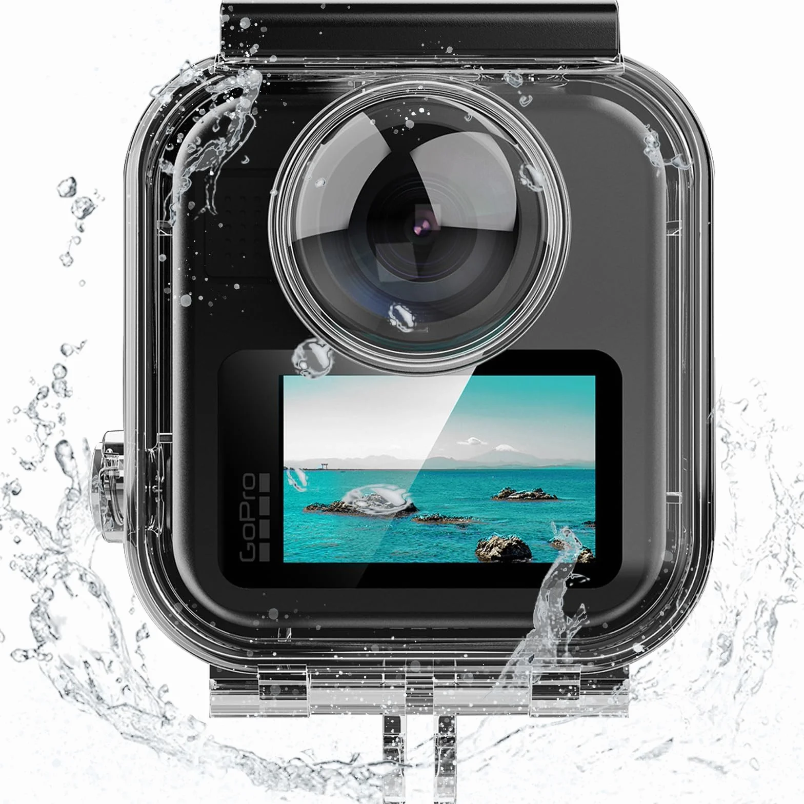 Wodoodporna obudowa do GoPro Max 2, obudowa do nurkowania obudowa podwodna etui ochronne akcesoria do GoPro Max 2