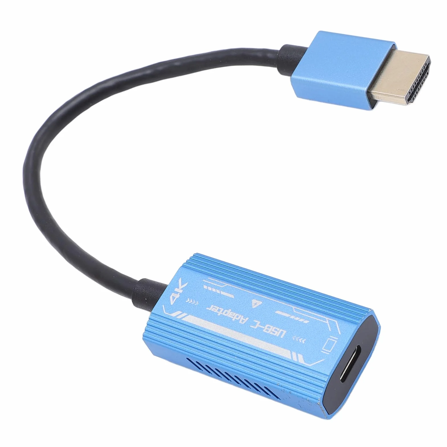Annadue HDMI do Adaptera USB C 4K60Hz, HDMI Mężczyzna do USB C dla Przenośnego Monitora, Okularów AR AIR/MAX, ROG Ally, Pokład Parowy, Laptop, Smartfon, Aparat itp.