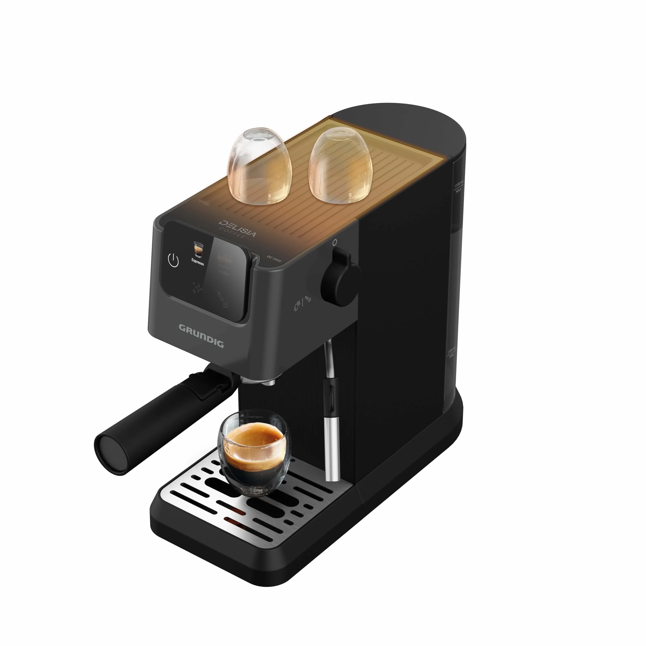 Grundig KSM 4330 Delisia Półautomatyczny ekspres do espresso ze spieniaczem do mleka