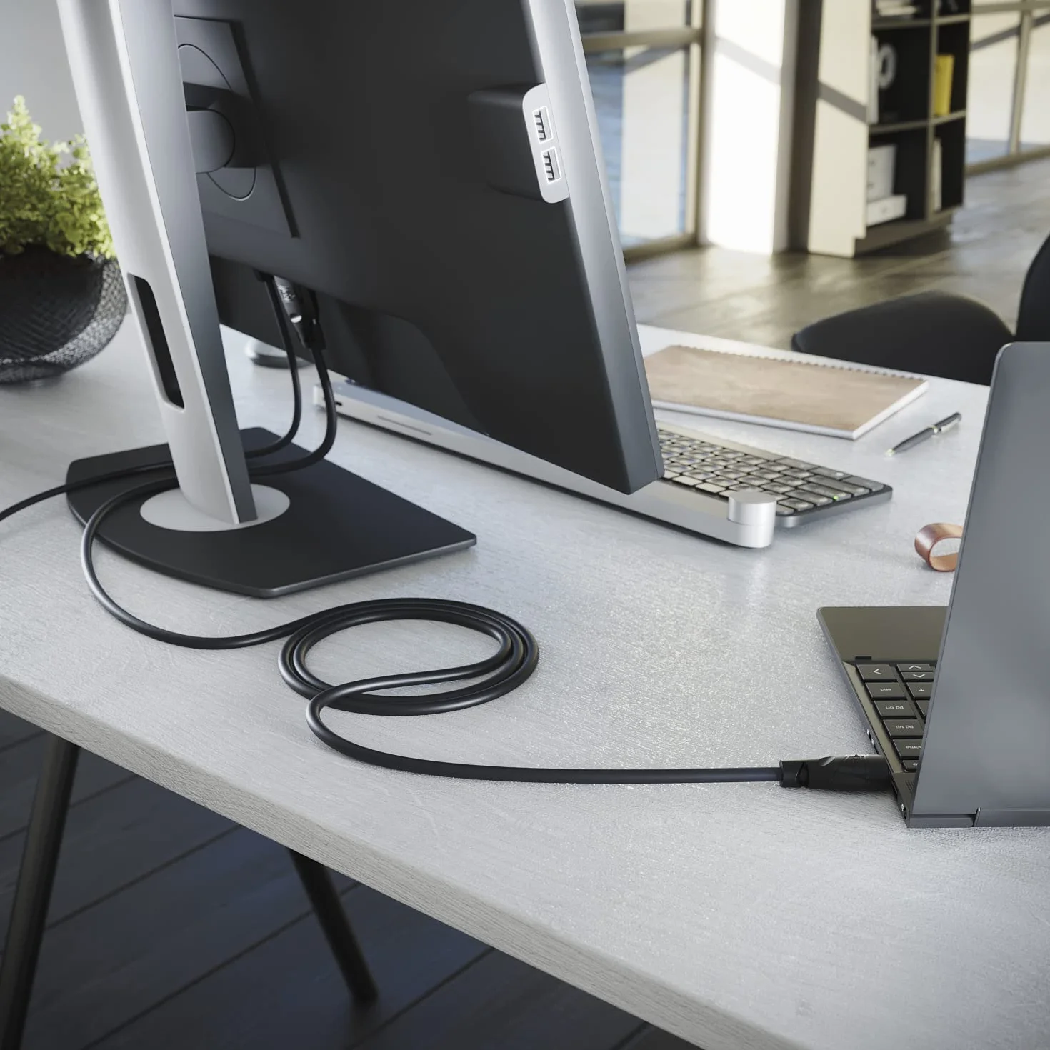 KabelDirekt – Przejściowy HDMI-VGA – 2m (High Speed/15-pin D-sub, monitora komputerów, laptopów i innych urządzeń HDMI do ekranów VGA w rozdzielczości Full HD/1080p i szybkiej 60 Hz)