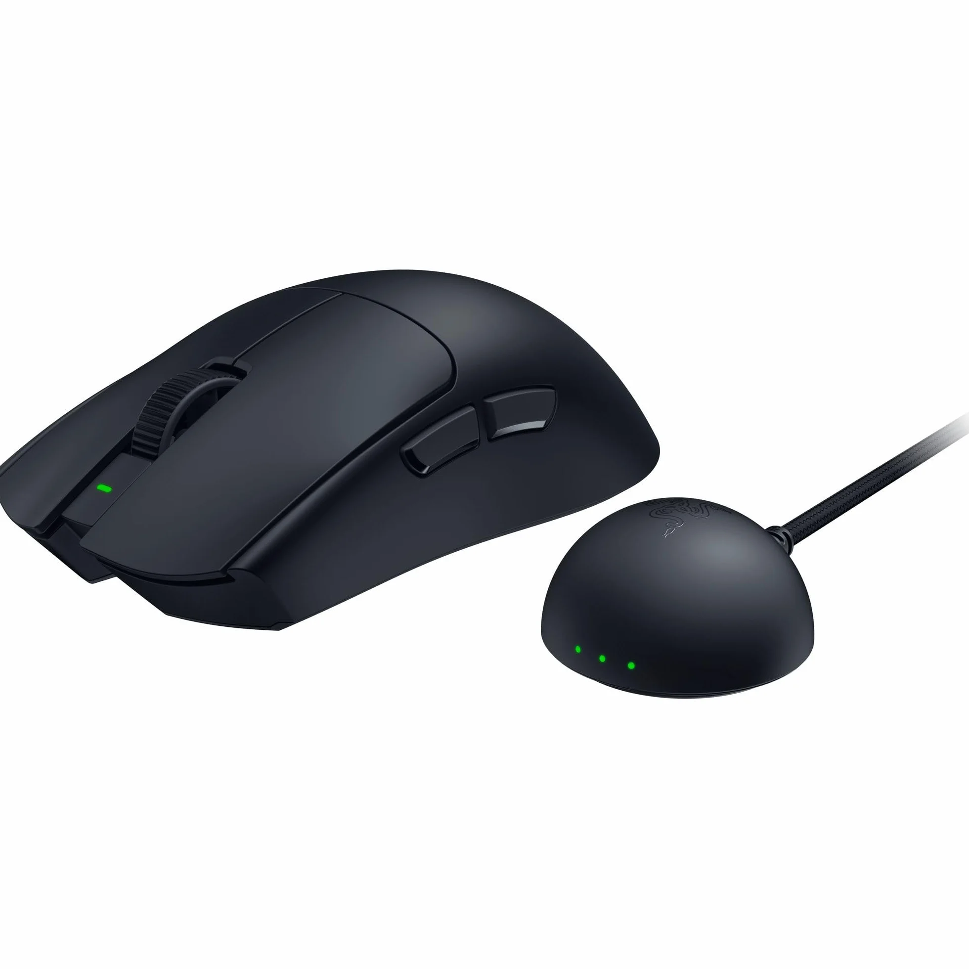 Razer Viper V4 Pro - bezprzewodowa, symetryczna, gamingowa mysz e-sportowa - ultralekka 49 g - HyperSpeed Gen-2 z częstotliwością 8 KHz - Focus Pro 50K DPI - optyczne przewijania - PC/Mac | Czarny