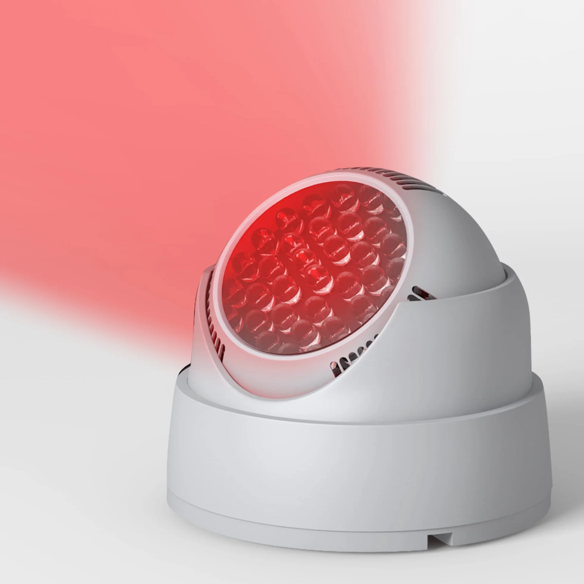 NEWZEROL Ir Illuminator lampa na podczerwień kompatybilna z Quest 3/2/Quest/PS VR2,Brak zakłóceń świetlnych bardzo czułe światło noktowizyjne z europejskim standardowym adapterem przełącznika - Biała