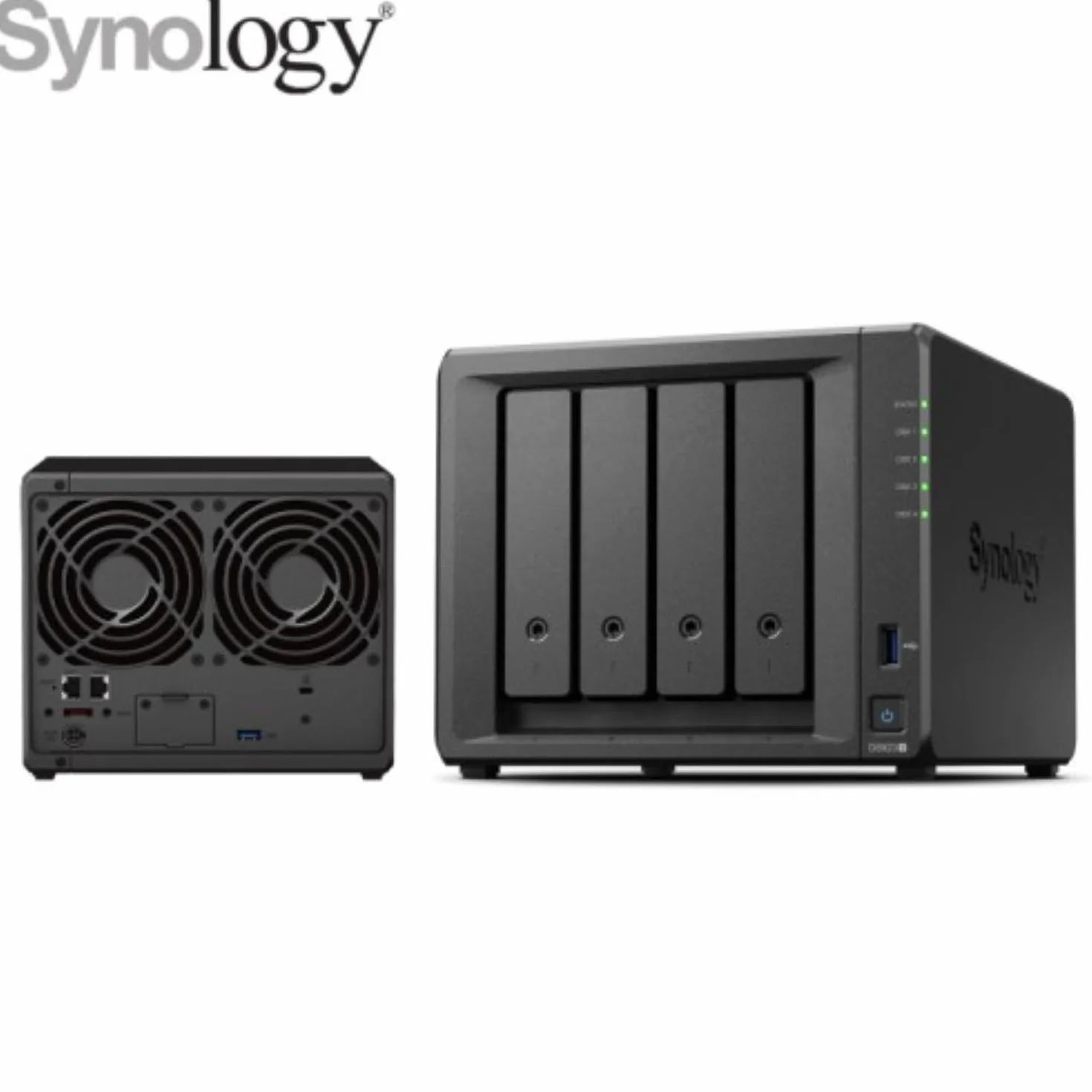 DiskStation DS925+ – 4-kieszeniowy NAS z 2,5 GbE, z możliwością rozszerzenia do 9 wnęk, pamięć podręczna M.2 NVMe SSD, szybkie tworzenie kopii zapasowych, nadzór i współpraca, przechowywanie danych i