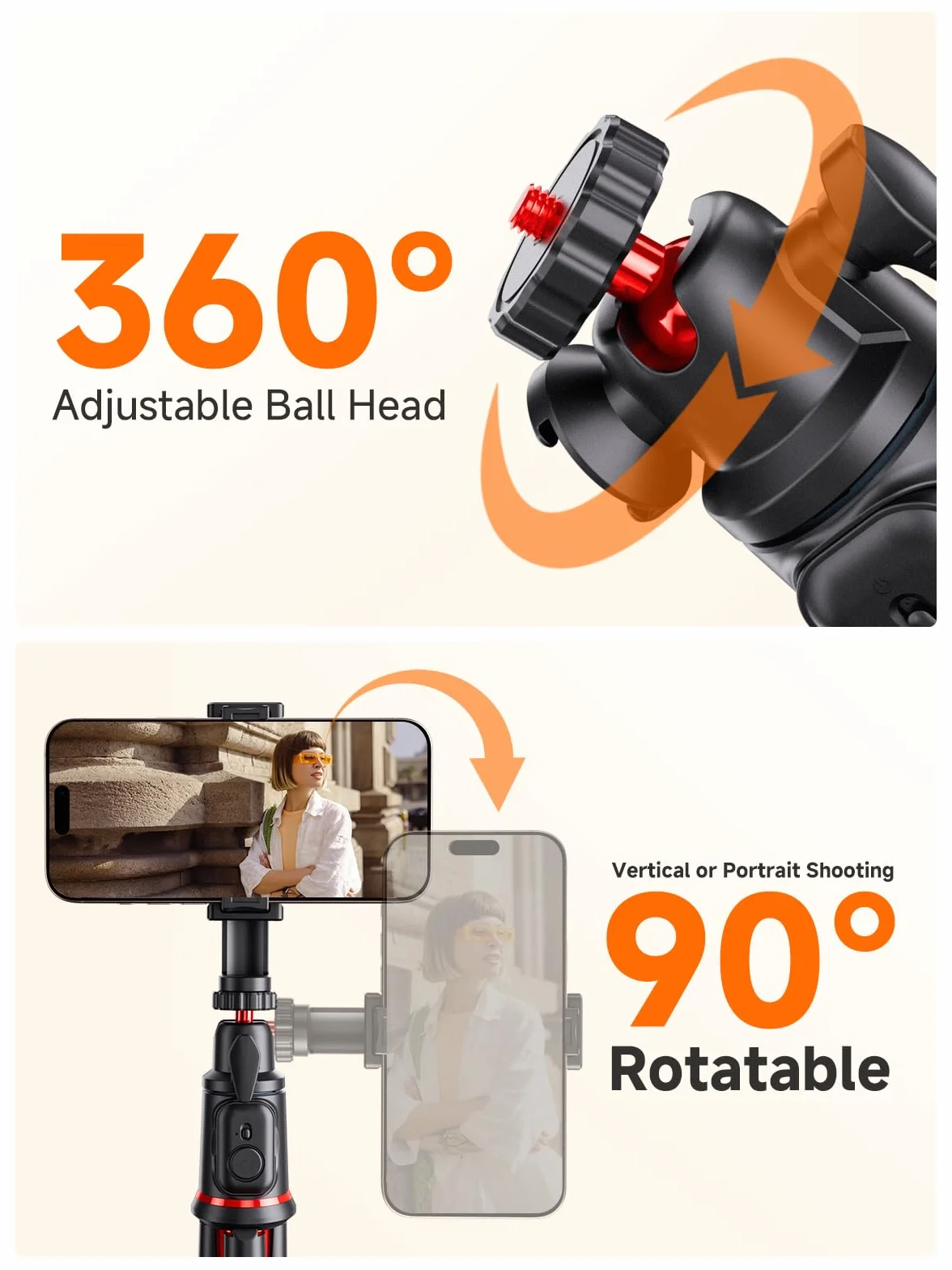 Rollei Easy Creator MonkeyPod elastyczny mini statyw i kijek do selfie z bezprzewodowym pilotem zdalnego sterowania, Gorillapod uchwyt na telefon komórkowy, głowica kulowa 360°, do smartfona i aparatu