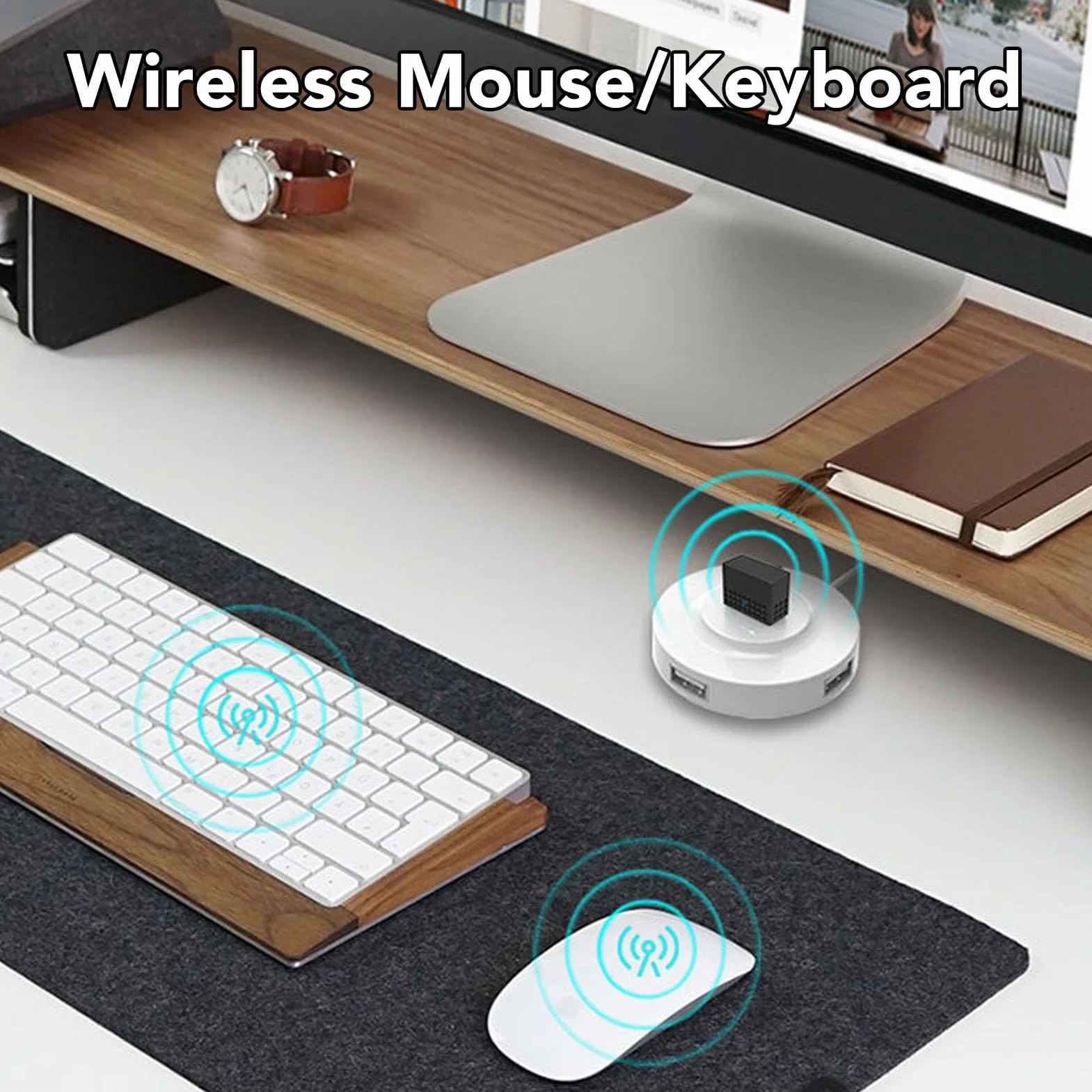 Adapter Bluetooth 5.4 do PC, mini USB Bluetooth, odbiornik Dongle 2.4G, do słuchawek, głośników, myszy, klawiatury, kontrolera, gamepada, Plug and Play, do komputera stacjonarnego z systemem