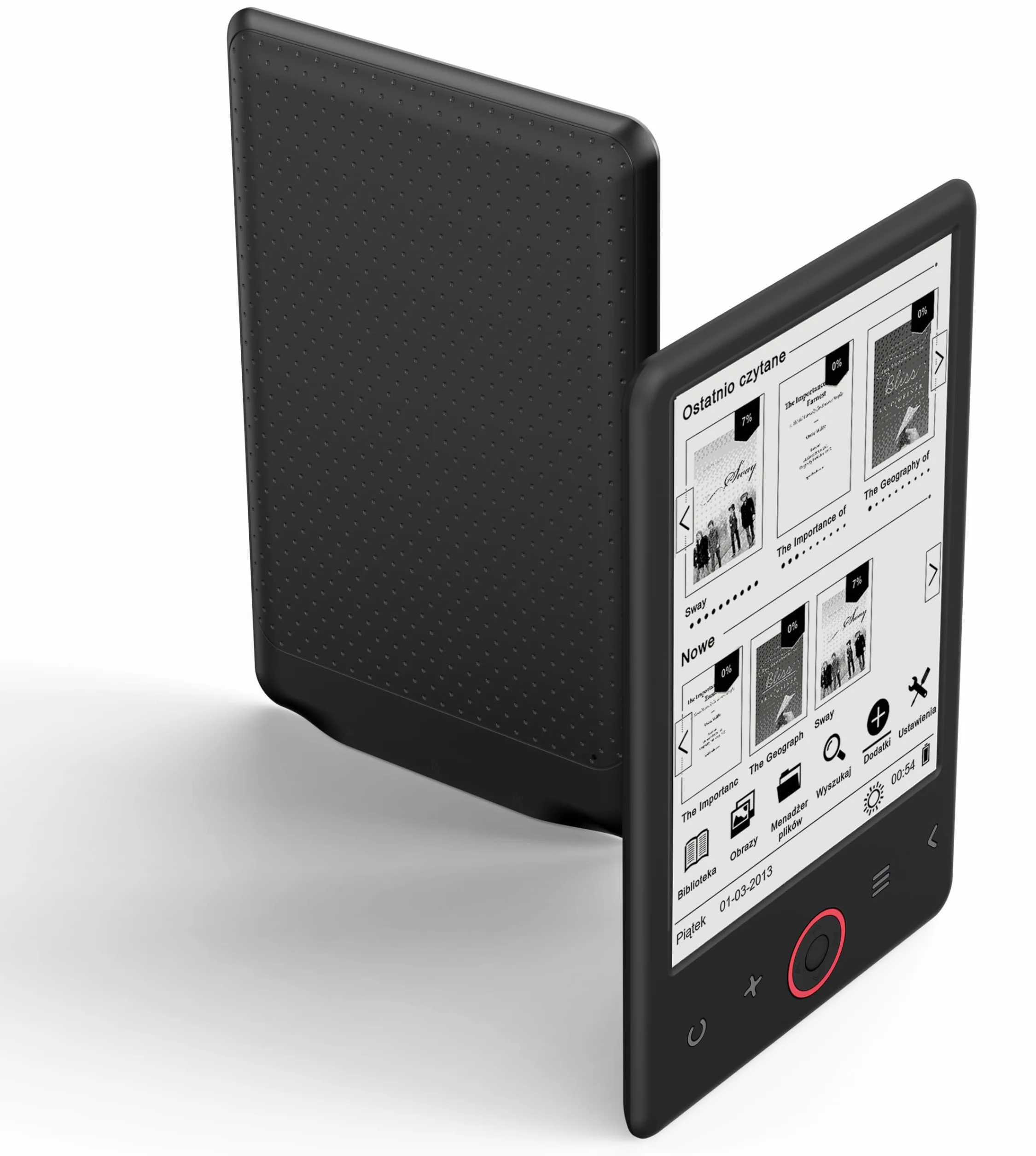 Czytnik ebooków Bemi Cognita Light 2 - E-ink 6" w technologii Carta | podświetlenie smart (ciepłe i zimne światło) | 8GB pamięci | 1900mAh