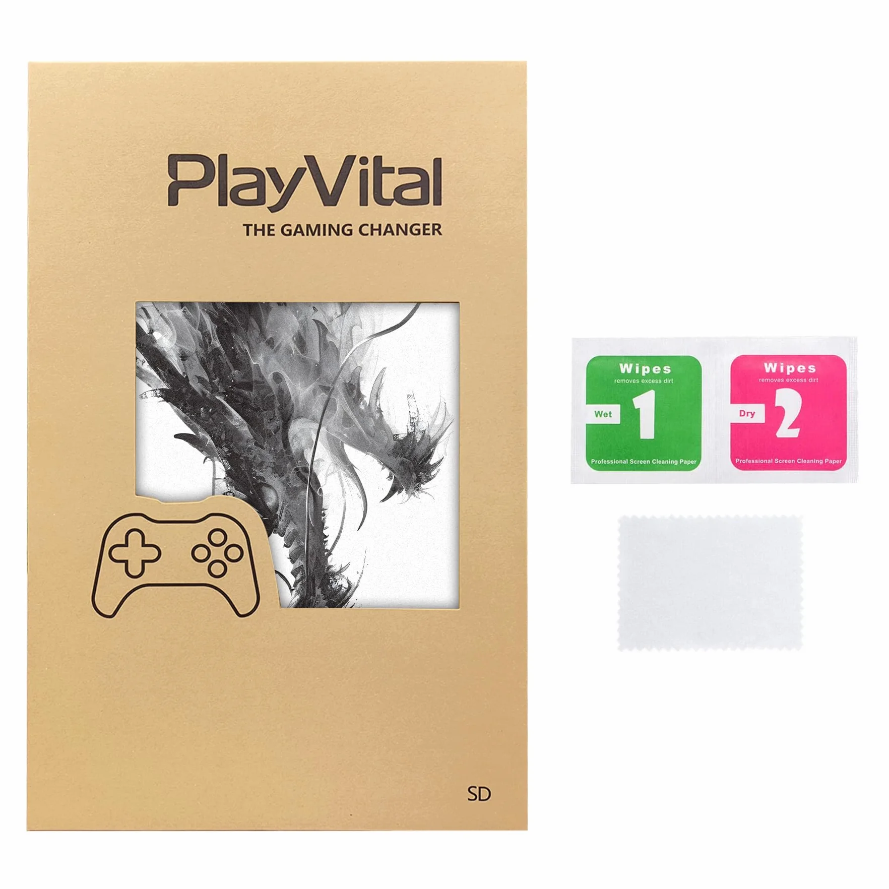 PlayVital Naklejka Skóry do Steam Deck LCD,Stickers Vinyl kompatybilny z Steam Deck OLED,Skórka Naklejki Skórki do Steam Deck-Dragon Mistborn