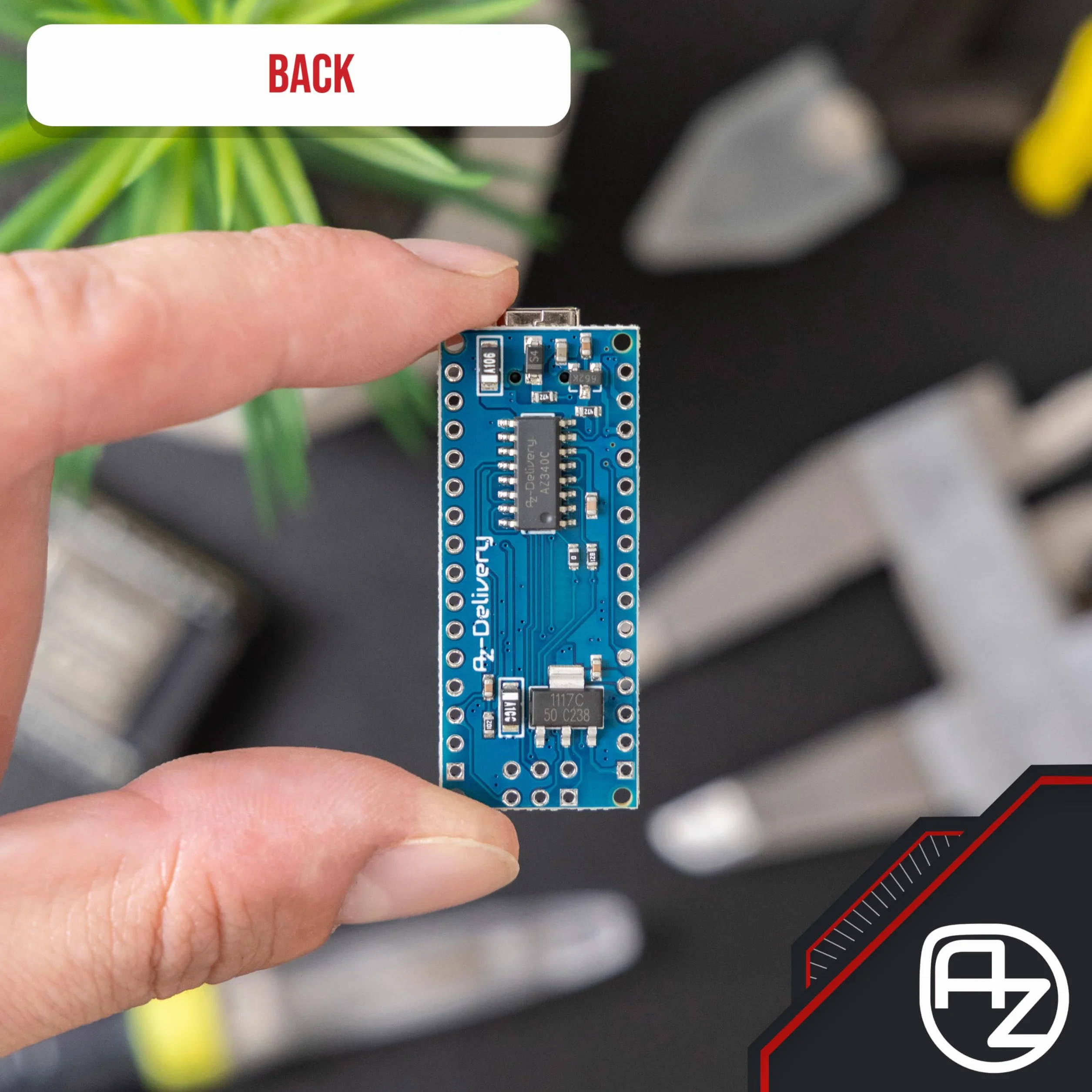 AZDelivery 3 x AZ-Nano V3-Board z Atmega328 CH340 kompatybilne z AZ-Nano V3-Board w tym E-Book!