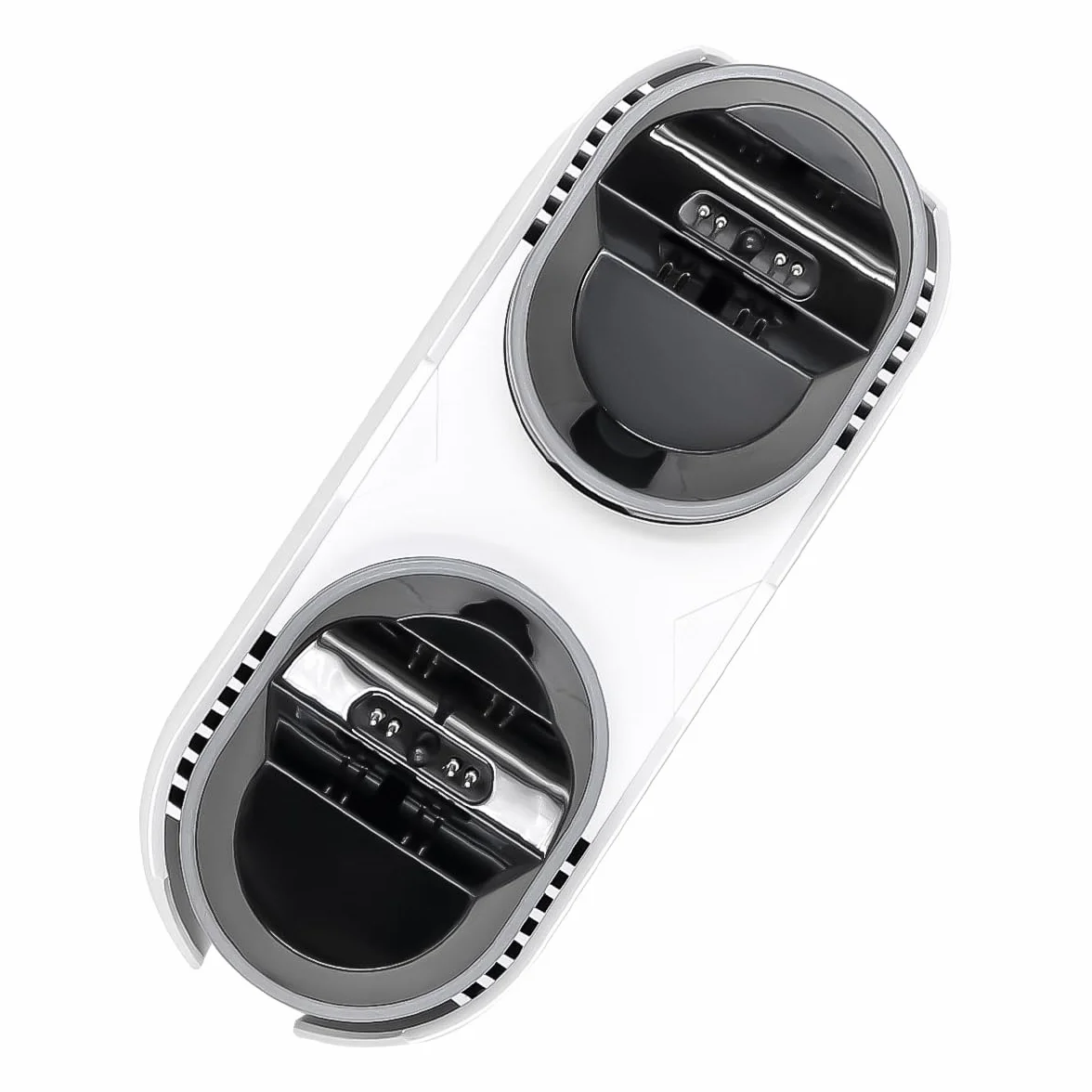 POFET stacja ładująca PS5 do kontrolera PS5 DualSense, stacja ładująca ze wskaźnikami RGB LED, wersja Tri-Protection RGB