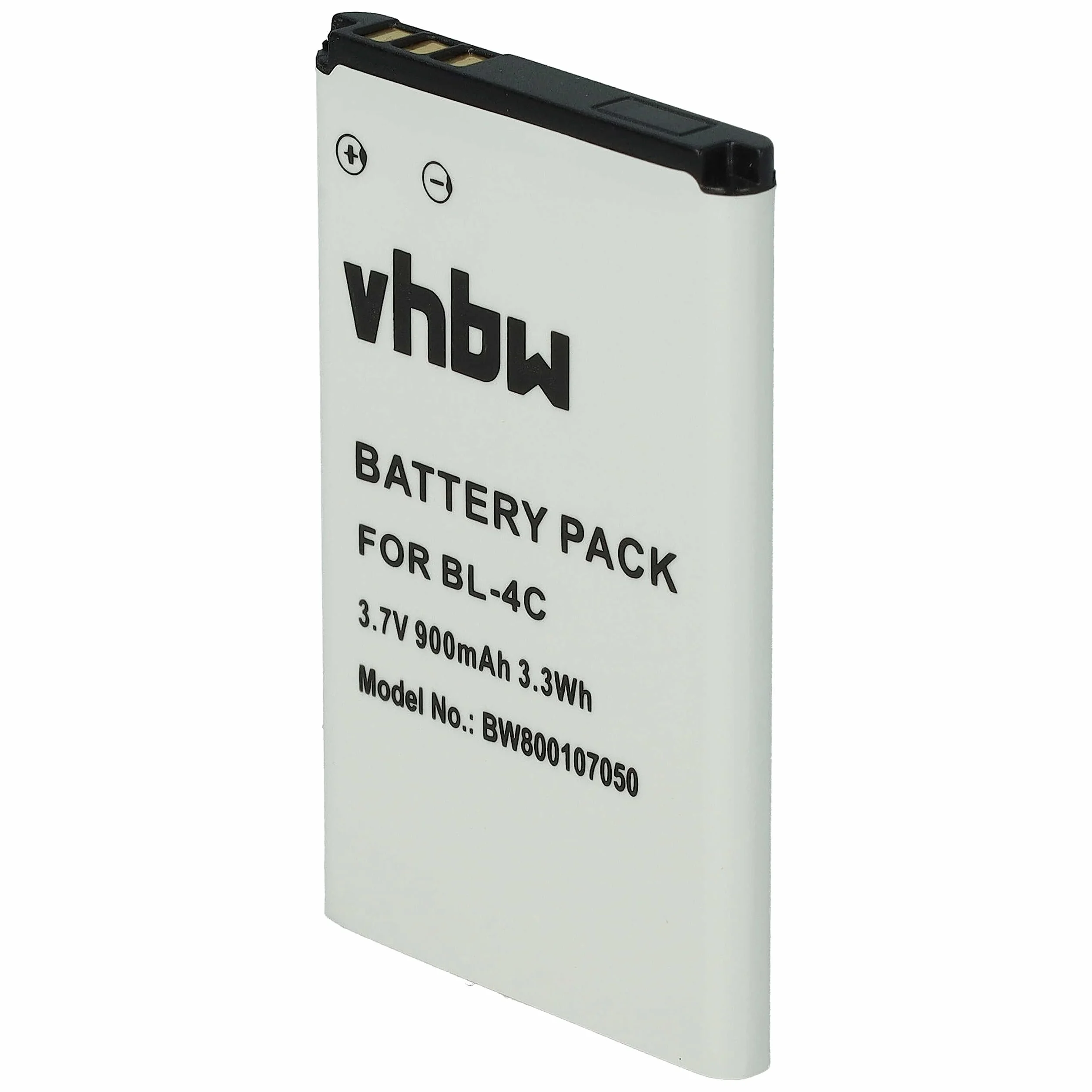vhbw Bateria kompatybilna z MaxCom MM715, MM819, MM819BB, MM820, MM820BB, MM821, MM821BB, MM823 telefon komórkowy, smartfon (900 mAh, 3,7 V, Li-Ion)