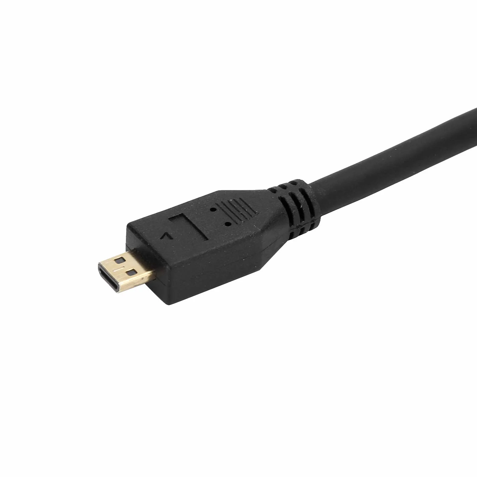 Adapter konwertera wideo Micro HDMI na VGA 1080P dla 4B z obsługą funkcji zasilania 1080P, obsługą HDCP(czarny)
