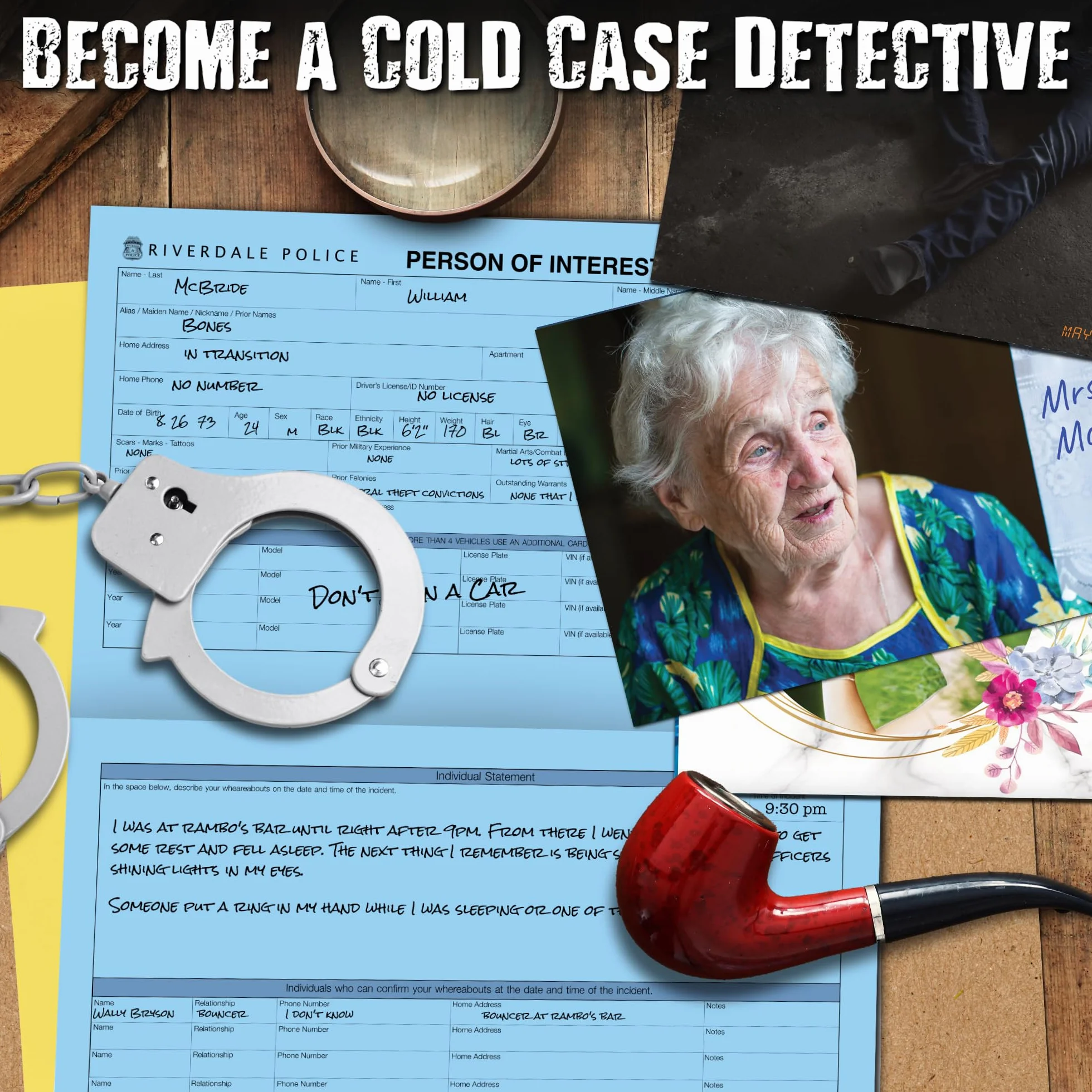 UNSOLVED CASE FILES Gra towarzyska z tajemniczym morderstwem