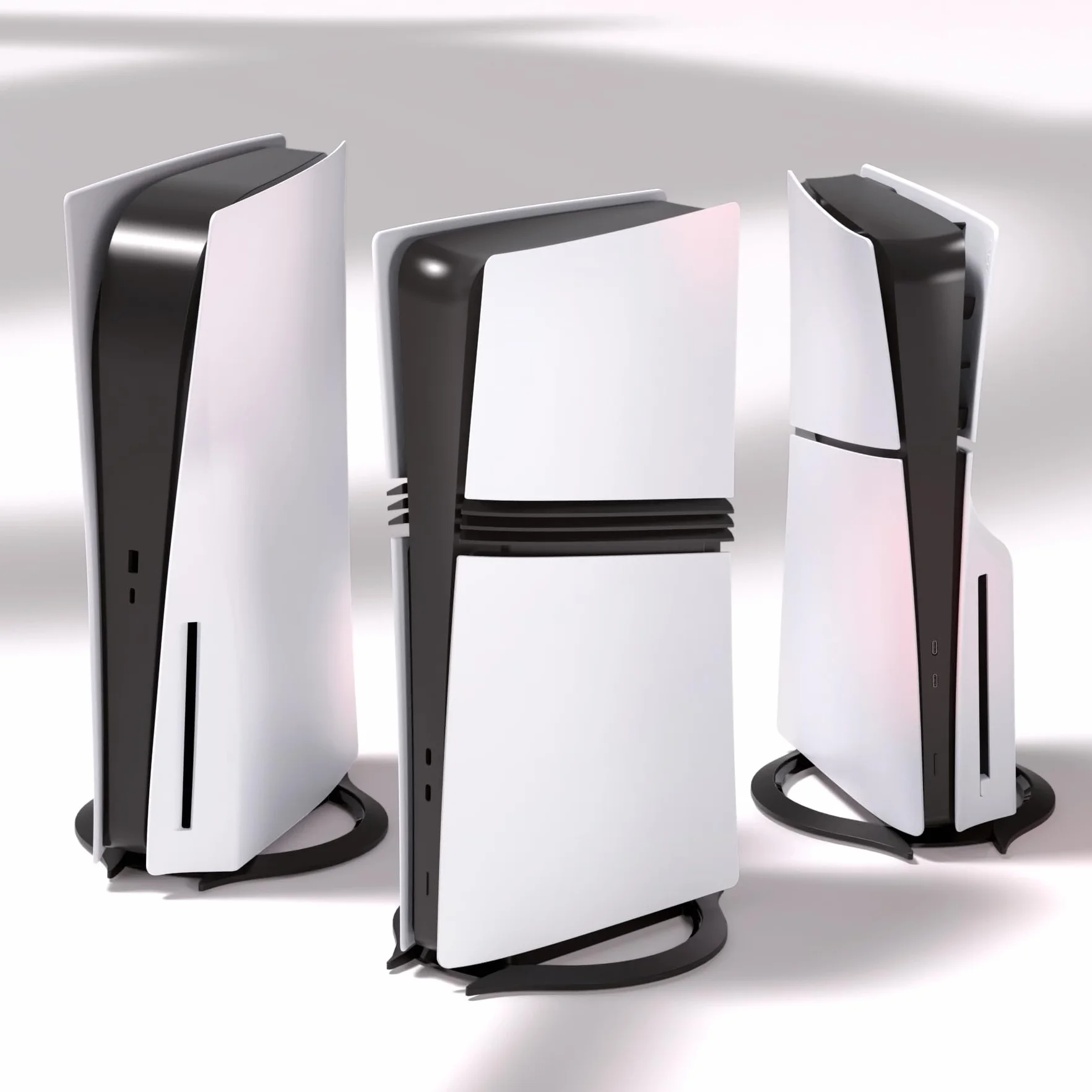 PlayVital Podstawka do PS5/Slim/Pro Standard Console Disc & Digital, Stojak Pionowy Czarny