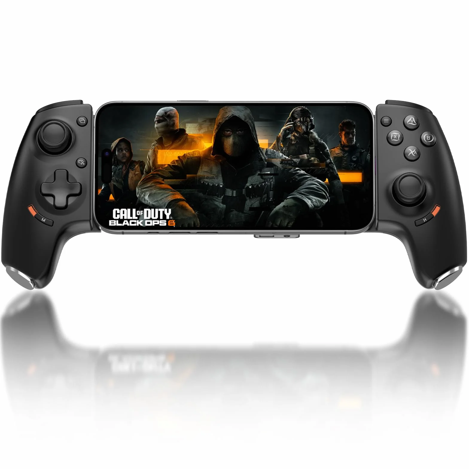 Joso Kontroler telefonu iPhone 15/16 i Android (USB-C), pilot do gier do konsoli PS5/PS4/Xbox, Joysticki Halla Effect, 2 przyciski do mapowania, gniazdo audio 3,5 mm