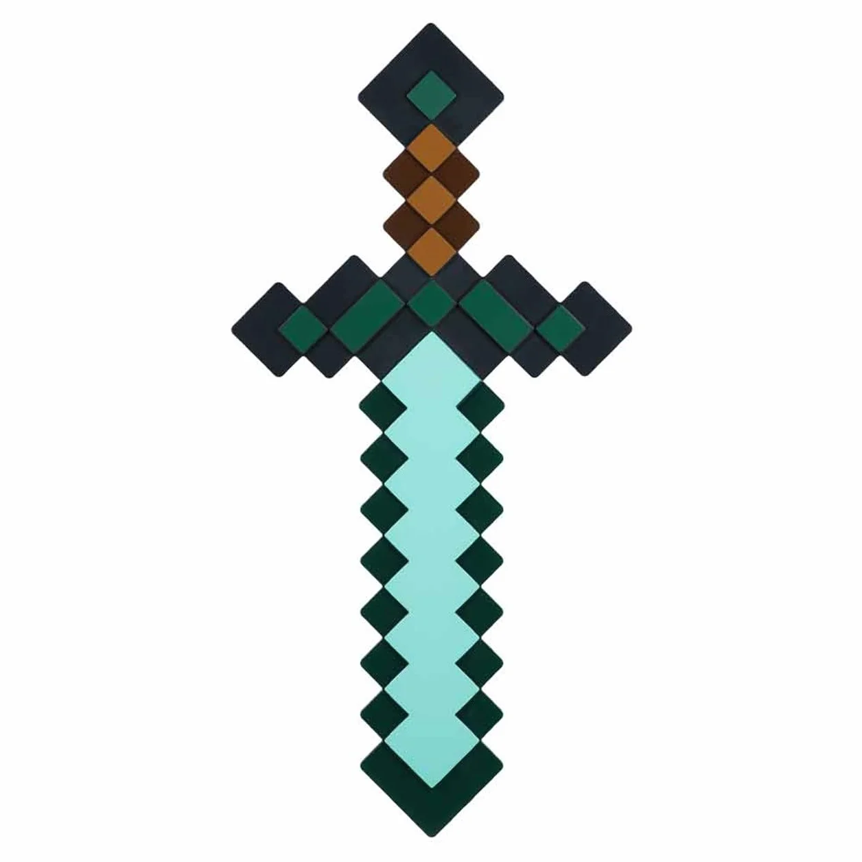 Paladone Minecraft Diamentowy miecz świetlny – 3 dynamiczne tryby świecenia – oficjalnie licencjonowany Minecraft dekoracja pokoju i przedmiot kolekcjonerski
