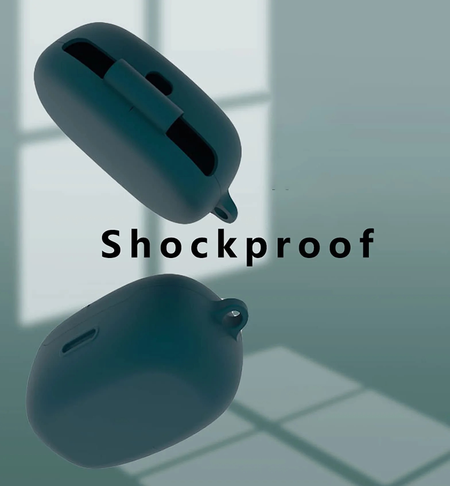 GIOPUEY Silikonowe etui kompatybilne z JBL Endurance Peak 3, ultracienka miękka osłona, dopasowany krój, odporne na upadki, nie brudzi się łatwo - czarne