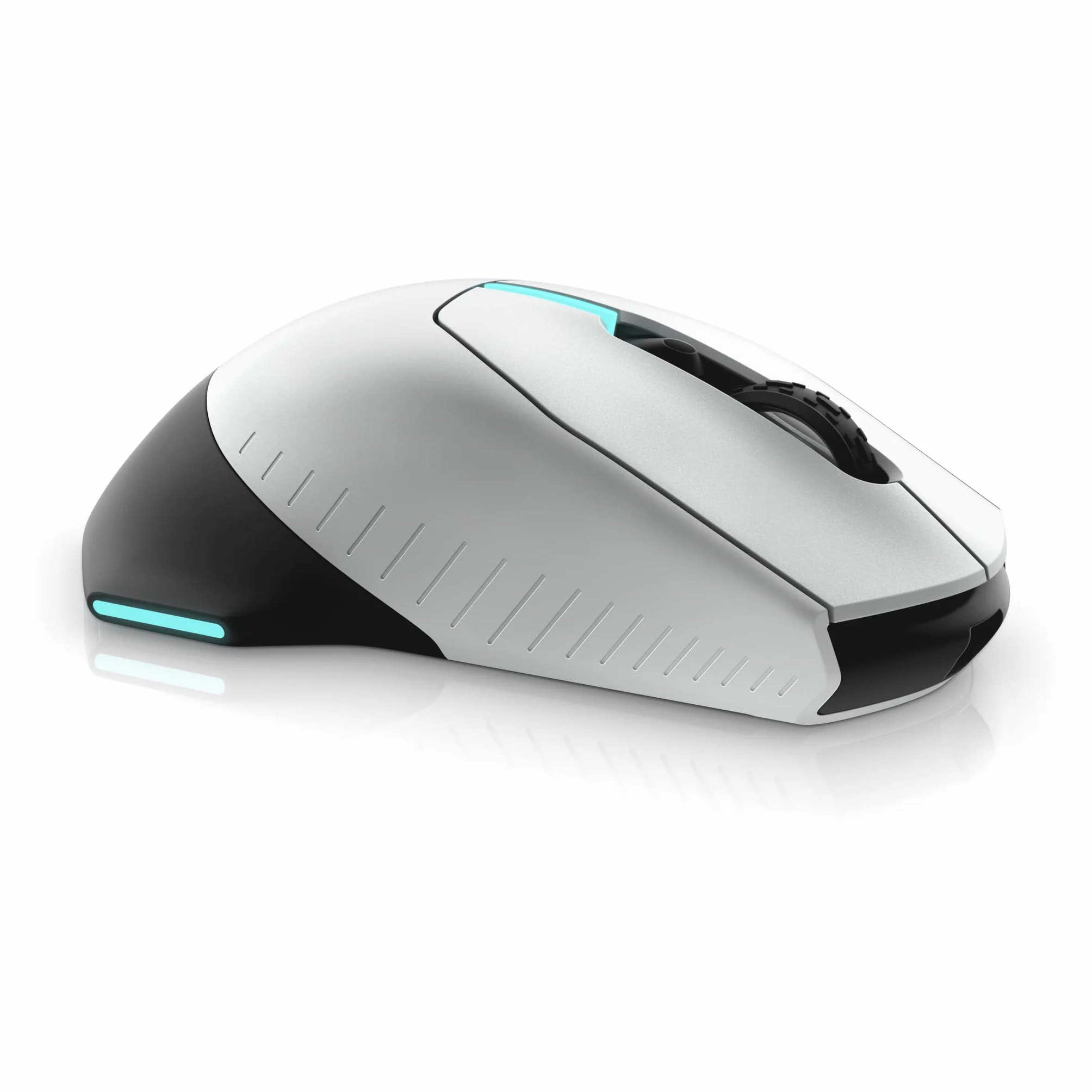 Dell Alienware 610M Wired/Wireless Gaming Mouse - AW610M (Lunar Light), biała