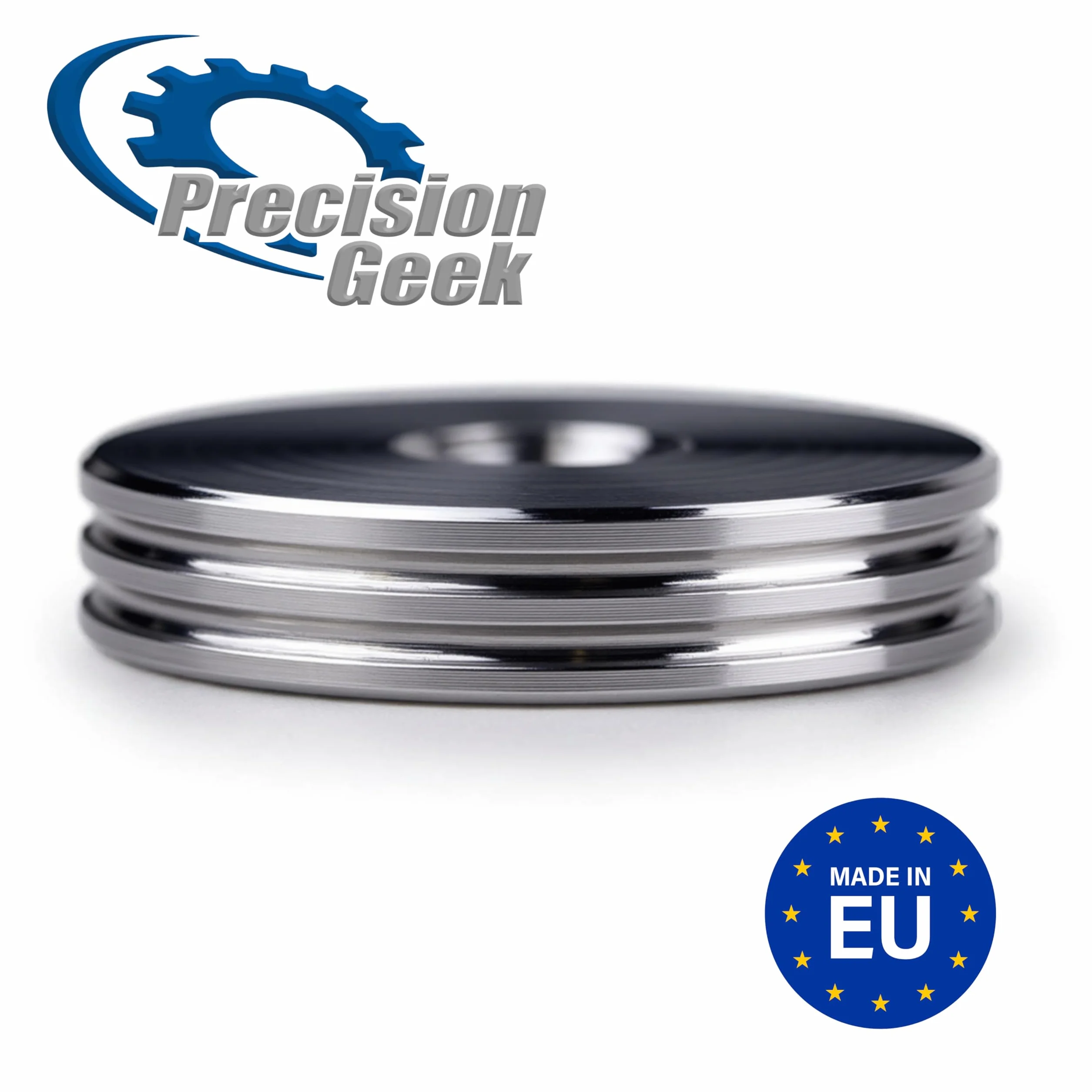 PrecisionGeek - Podkładki Pod Kolce Głośnikowe Średnica 20mm L- 4,5mm, Stal Nierdzewna (8 sztuk)