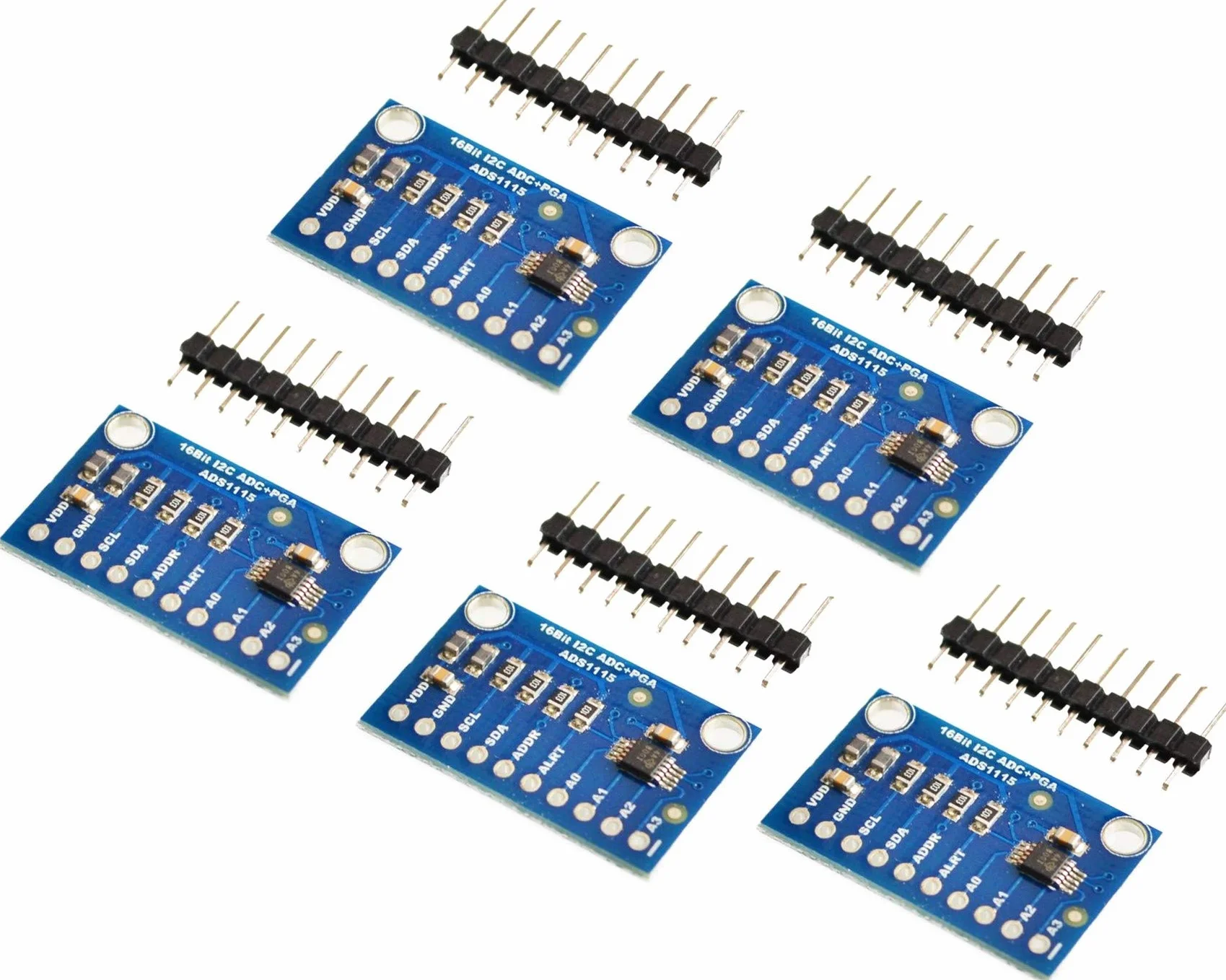 5pcs ADS1115 Module ADC Module 16Bit I2C 4-Channel ADS 1115