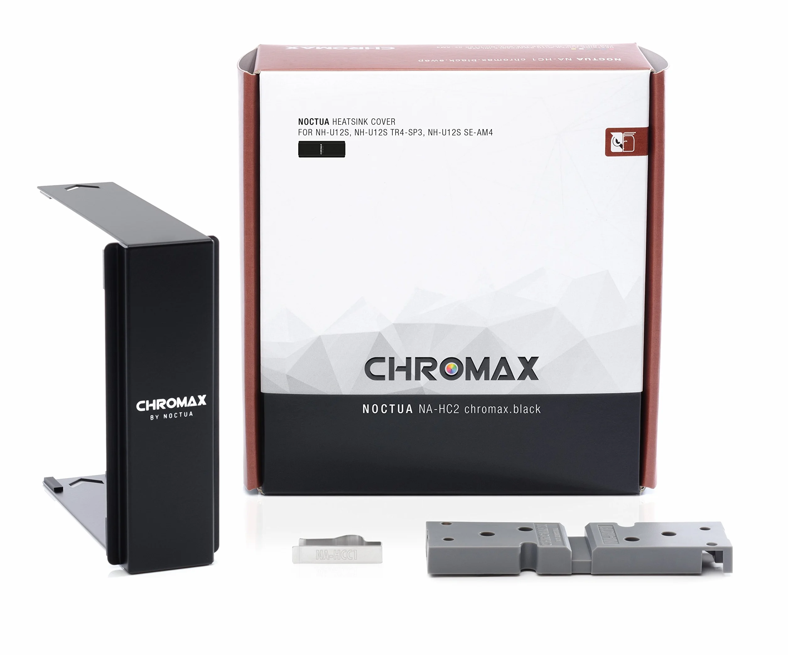 Noctua NA-HC2 chromax.black, Pokrywa Radiatora dla NH-U12S, NH-U12S TR4-SP3, NH-U12S DX-3647 i NH-U12S SE-AM4 (Czarna)