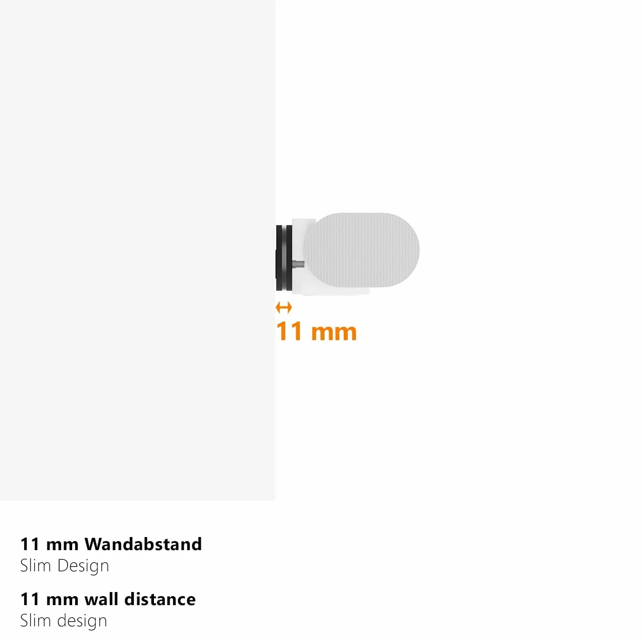 my wall Uchwyt ścienny do soundbar SONOS® Arc Ultra HS29L – Slim Design, amortyzacja antywibracyjna, elastyczny montaż nad i pod telewizorem