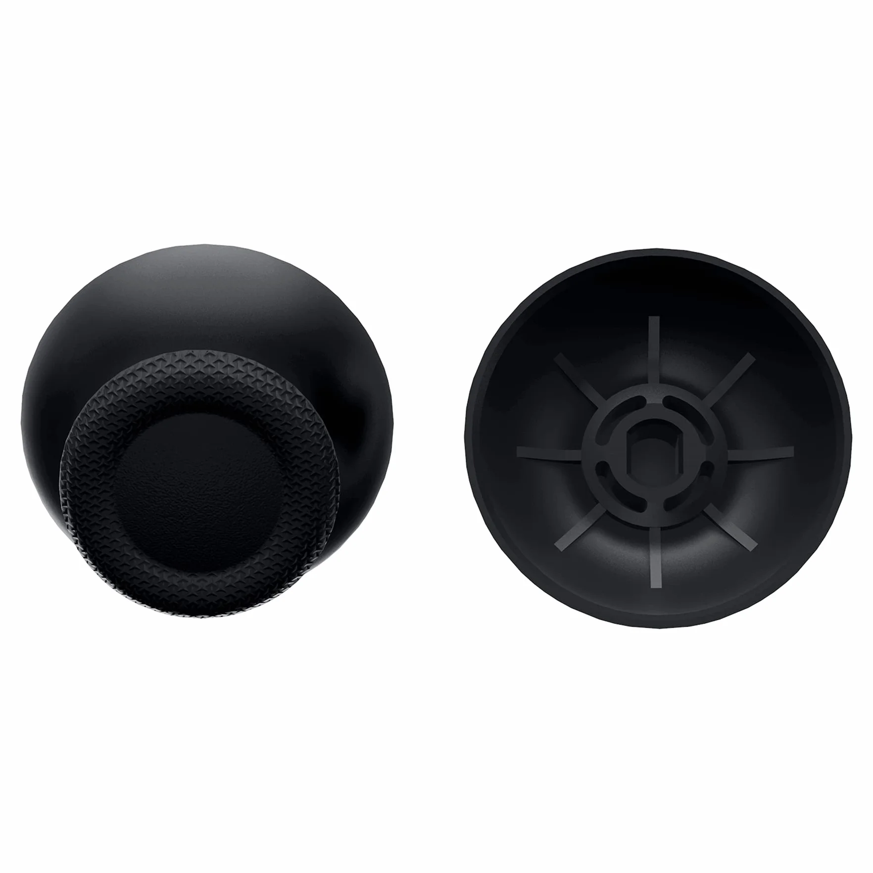 eXtremeRate 2 Pary Thumbsticks Kompatybilnych z Kontrolerem ps5 dla ps4, 4szt. Wymienne Drążki & Tools, Teksturowane Analog Sticks Joystick dla ps5 dla kontrolera ps4 pro Slim - Czarny