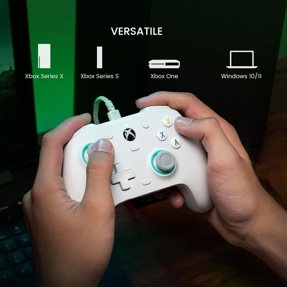 GameSir G7 SE Wired kontroler do Xbox Series X|S, Xbox One i Windows 10/11, Plug and Play, gamepad z efektem Hall Joysticks/Hall Trigger, gniazdo audio 3,5 mm