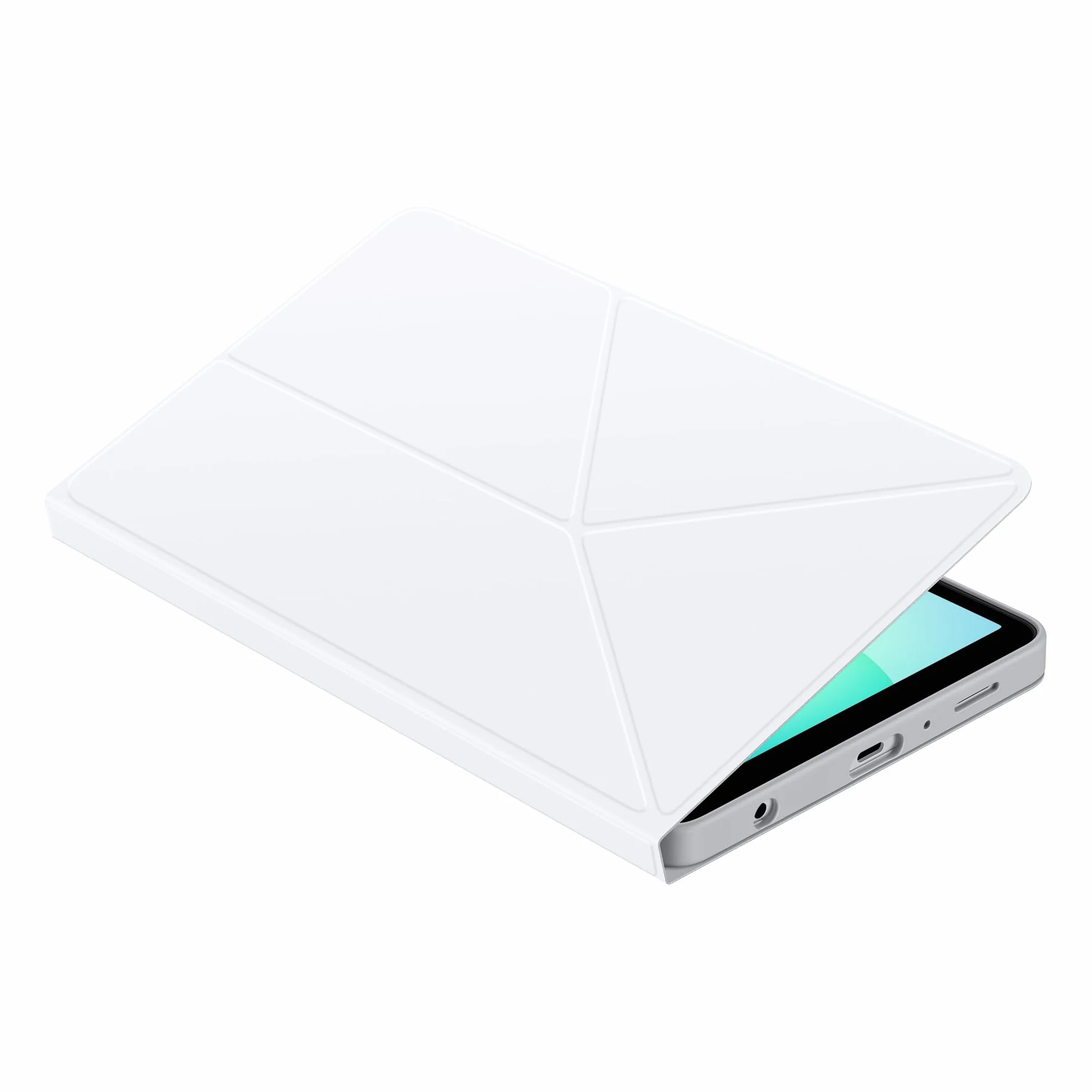 Samsung EF-BX130 etui na tablet Galaxy Tab A11, etui na tablet, stylowa ochrona, praktyczne możliwości ustawienia, kolor biały