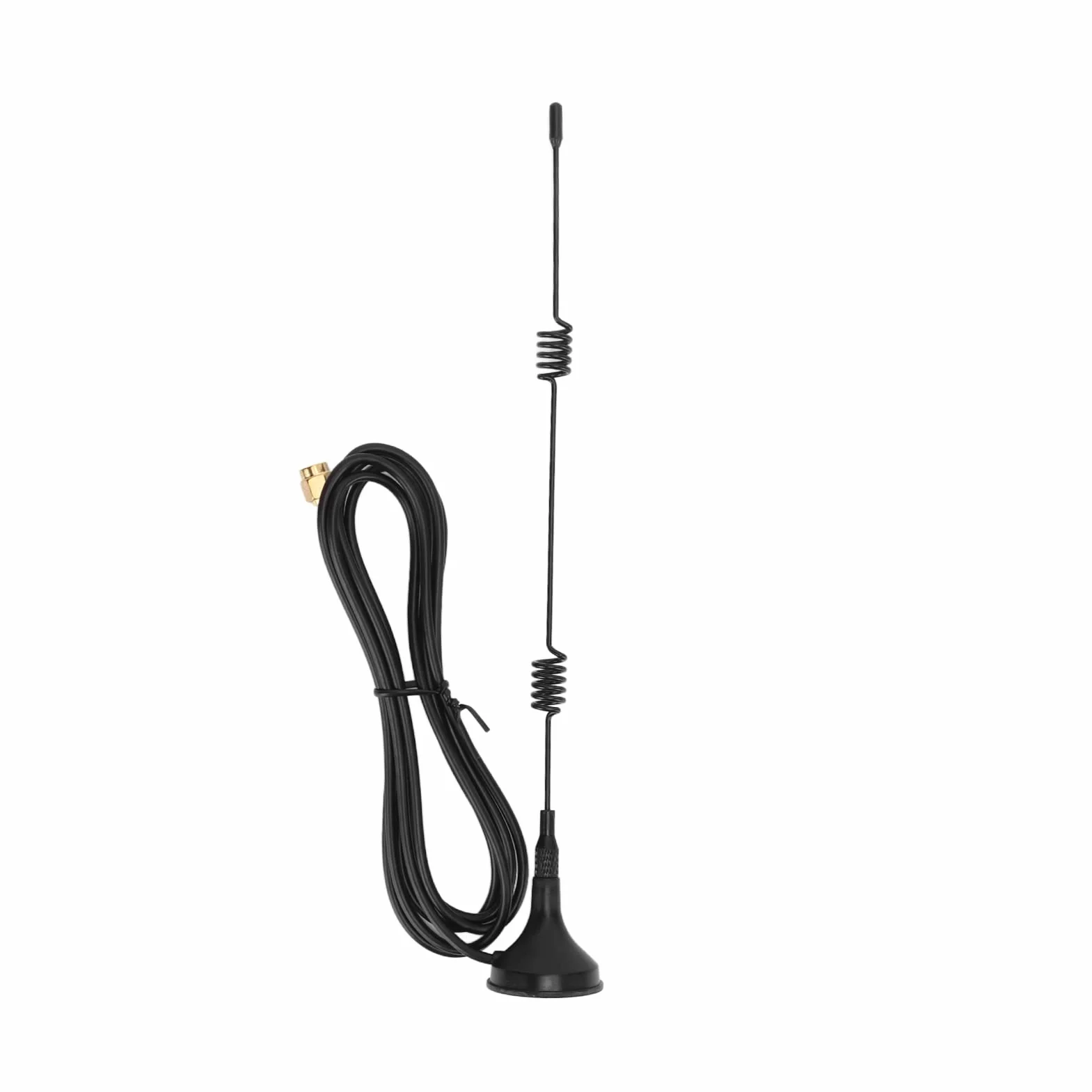 Garosa Antena WiFi 2.4G z Podstawą Magnetyczną, Antena Sprężynowa z Męskim Złączem SMA, Wysoki Zysk do Komputera Stacjonarnego PCI PCIe