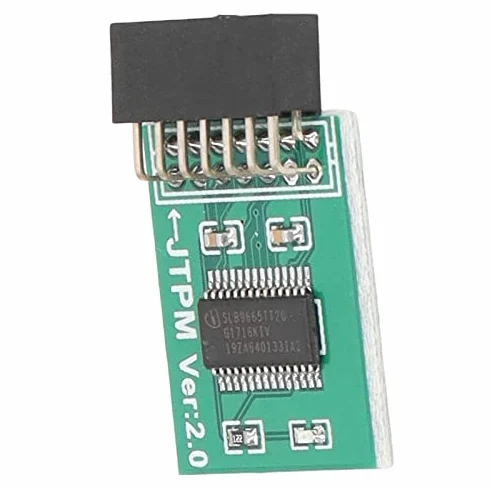 Dla Modułu MSI TPM 2.0 Silne Szyfrowanie 14-pinowy Interfejs LPC Płyta Modułu TPM na PC Win11 Zielony