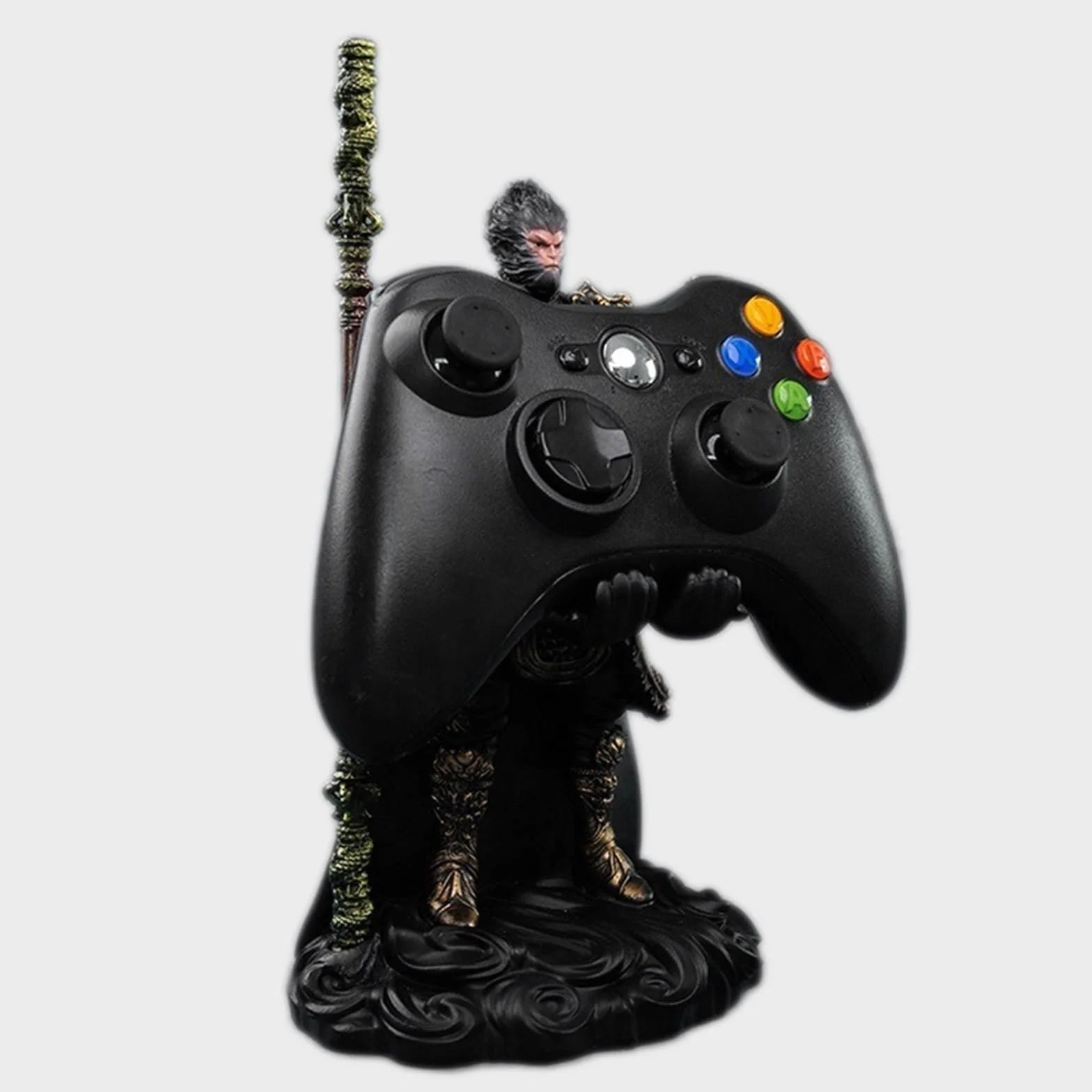 Black Myth: Wukong Kontroler Gier Podstawka Z Odłączanym Kijem Ruyi Bronzecloud Uchwyt Na Biurko Gamepada Dla Xbox ONE PS5 PS4 PC NS Switch